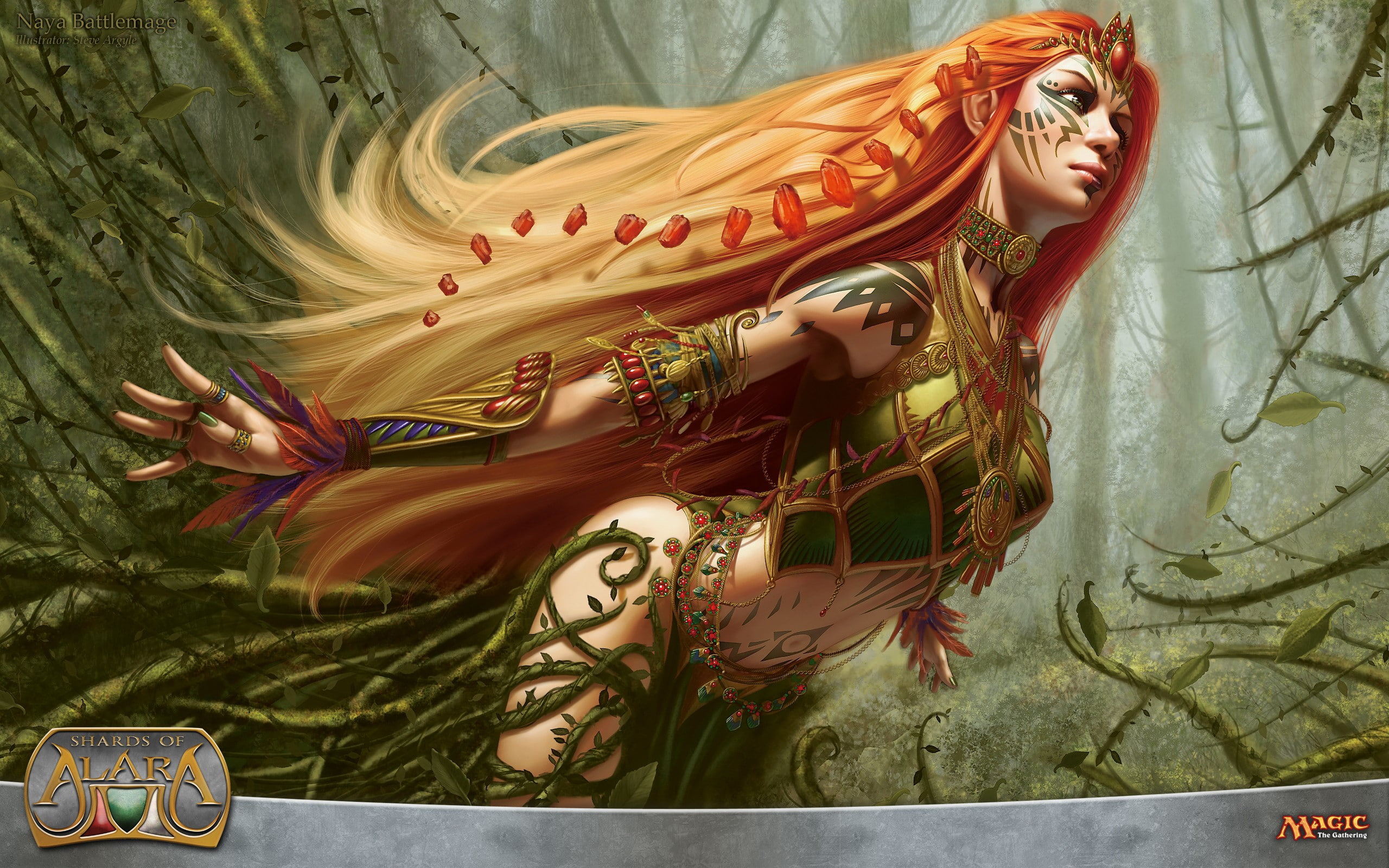 abstract, hd, 2K, cards, naya, games, fantasy, x, video, art, magic, gathering, battlemage, HD Wallpaper