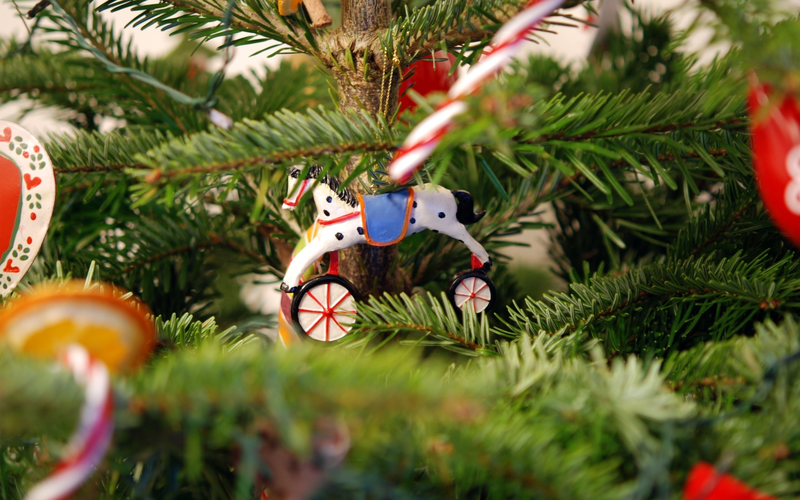 unique, ornaments, christmas, 2K, HD Wallpaper