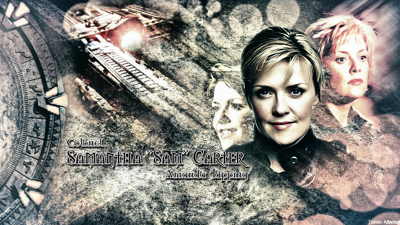 headshot, leisure activity, beauty, Amanda Tapping, females, portrait, front view, beautiful woman, Stargate, real people, hairstyle, young adult, looking at camera, HD Wallpaper