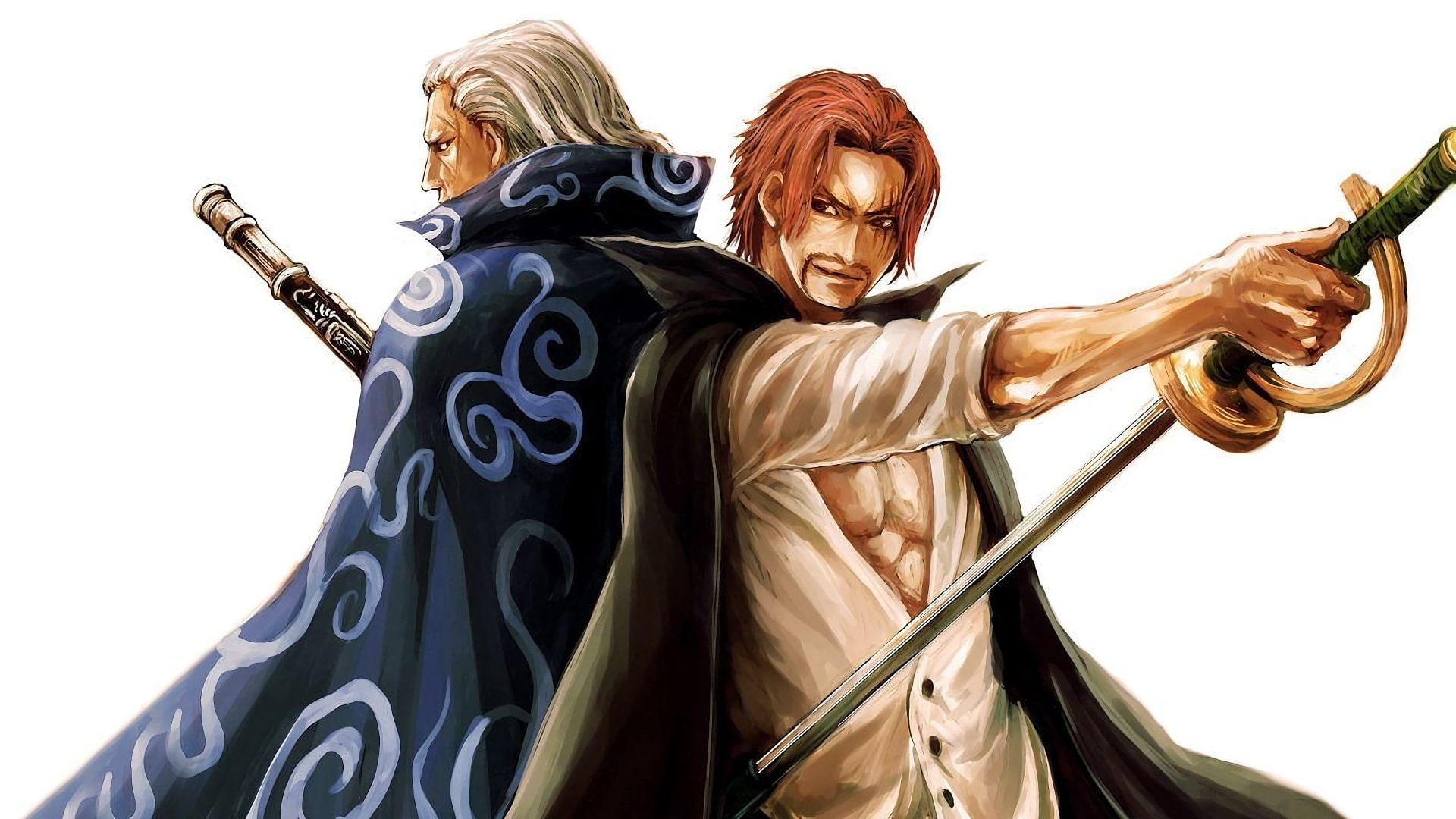1080P, Shanks (One Piece), One Piece, Anime, Benn Beckman, HD Wallpaper