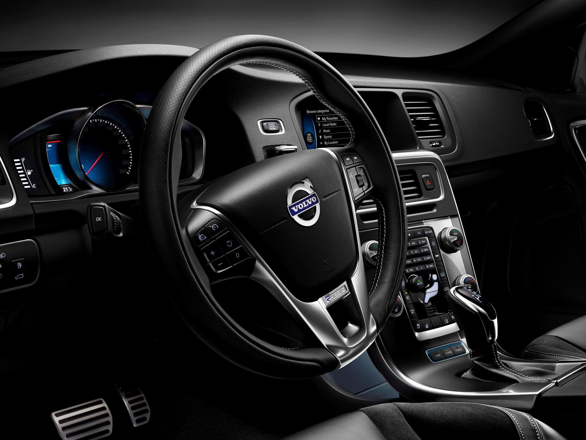 v, car, volvo, 720P, engine, twin, HD Wallpaper
