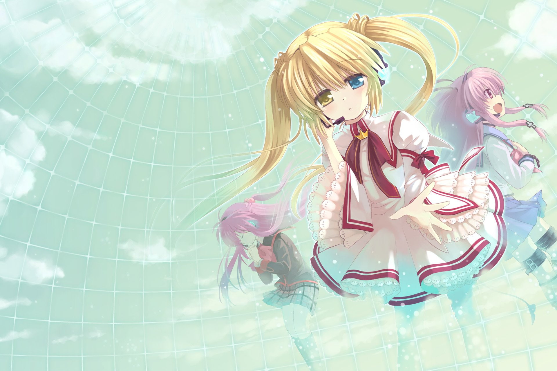 Anime, Yui (Angel Beats!), Rewrite, Shizuru Nakatsu, 1080P, Little Busters!, Kanata Futaki, Angel Beats!, Crossover, HD Wallpaper