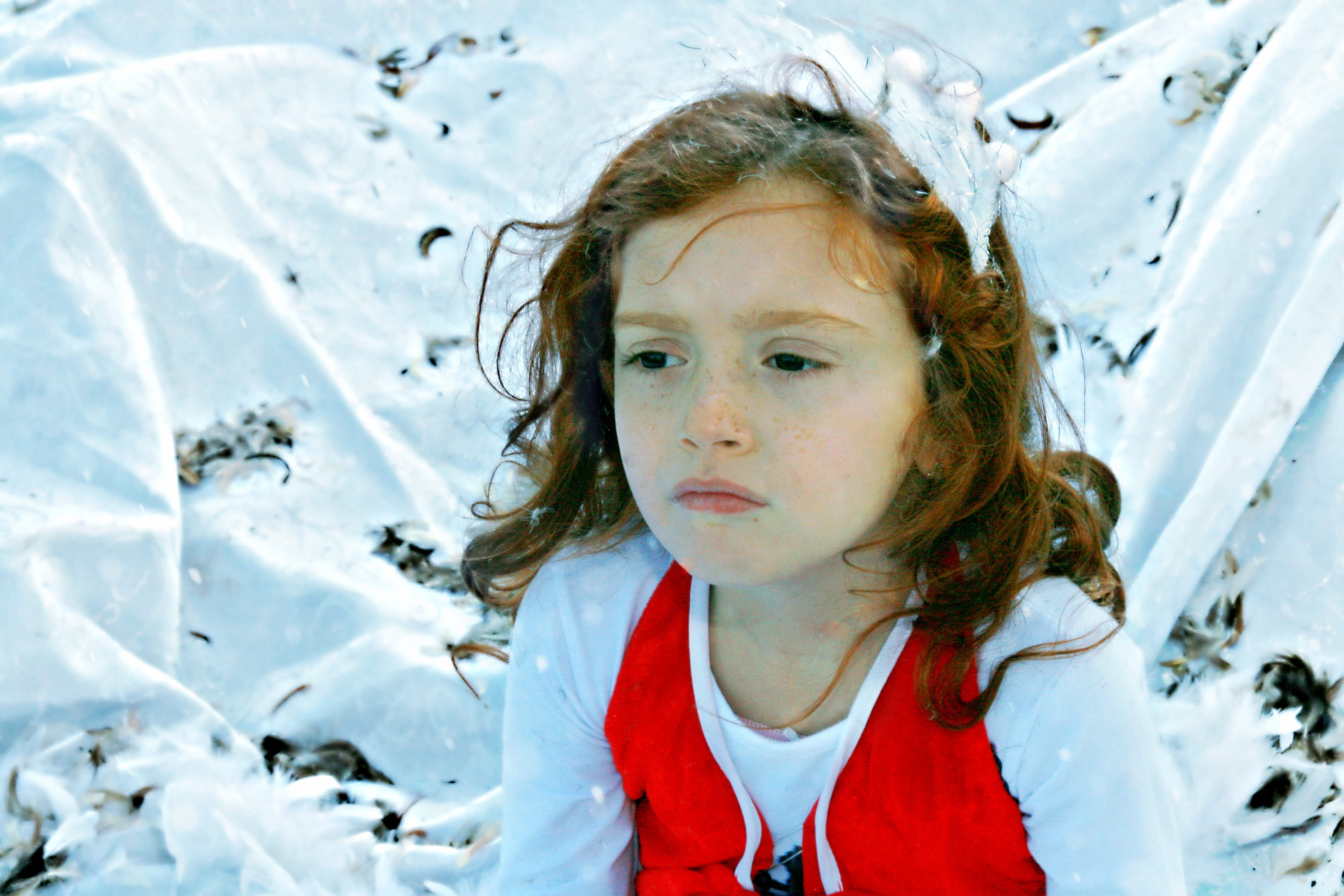 nature, princess, children, contemplation, warm clothing, child, females, innocence, women, white, girl, little, 4K, headshot, girls, childhood, front view, HD Wallpaper
