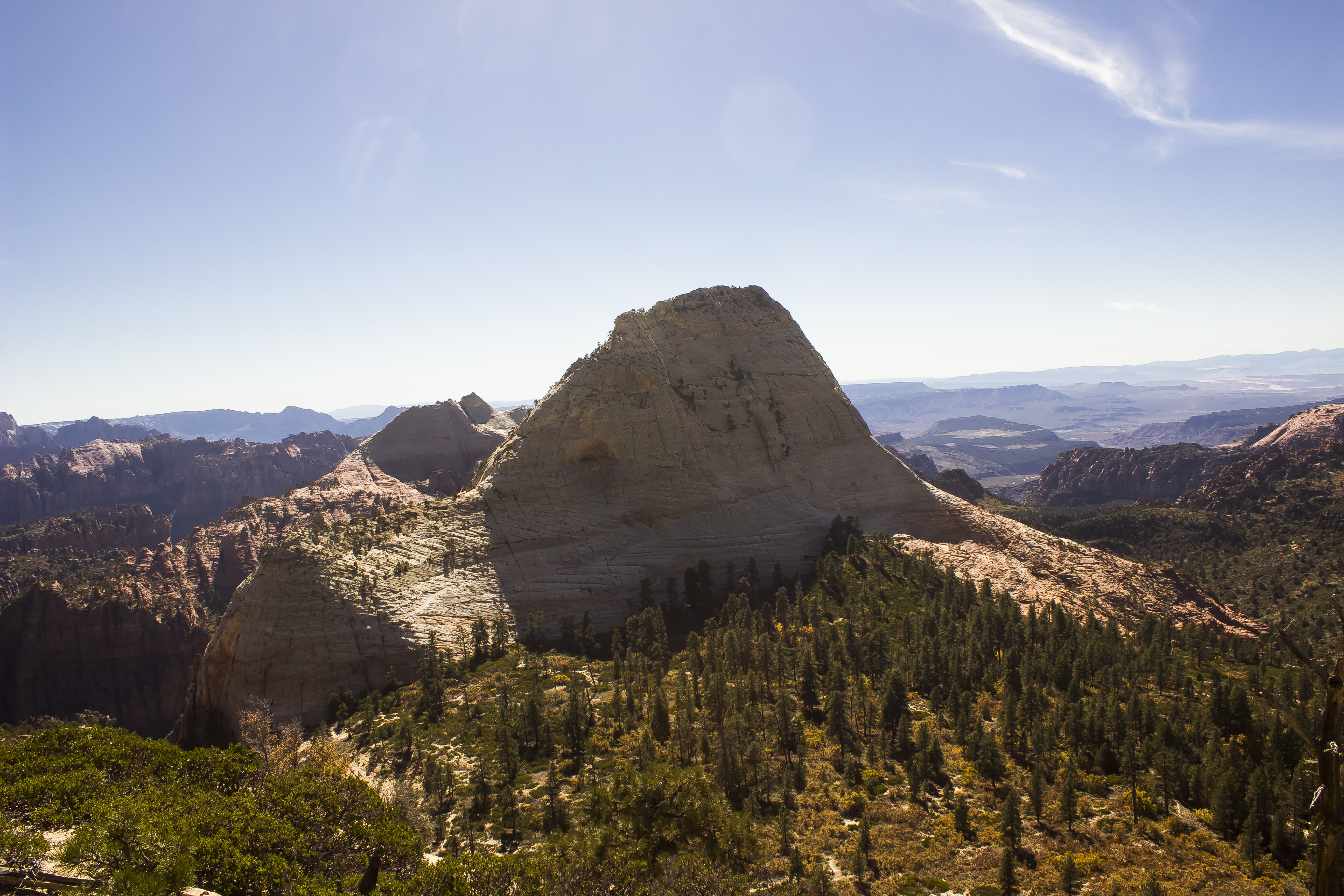 climbing, environment, travel, mountain peak, 5K, no people, non-urban scene, remote, scenics - nature, outdoors, kolob terrace, north guardian angel, HD Wallpaper