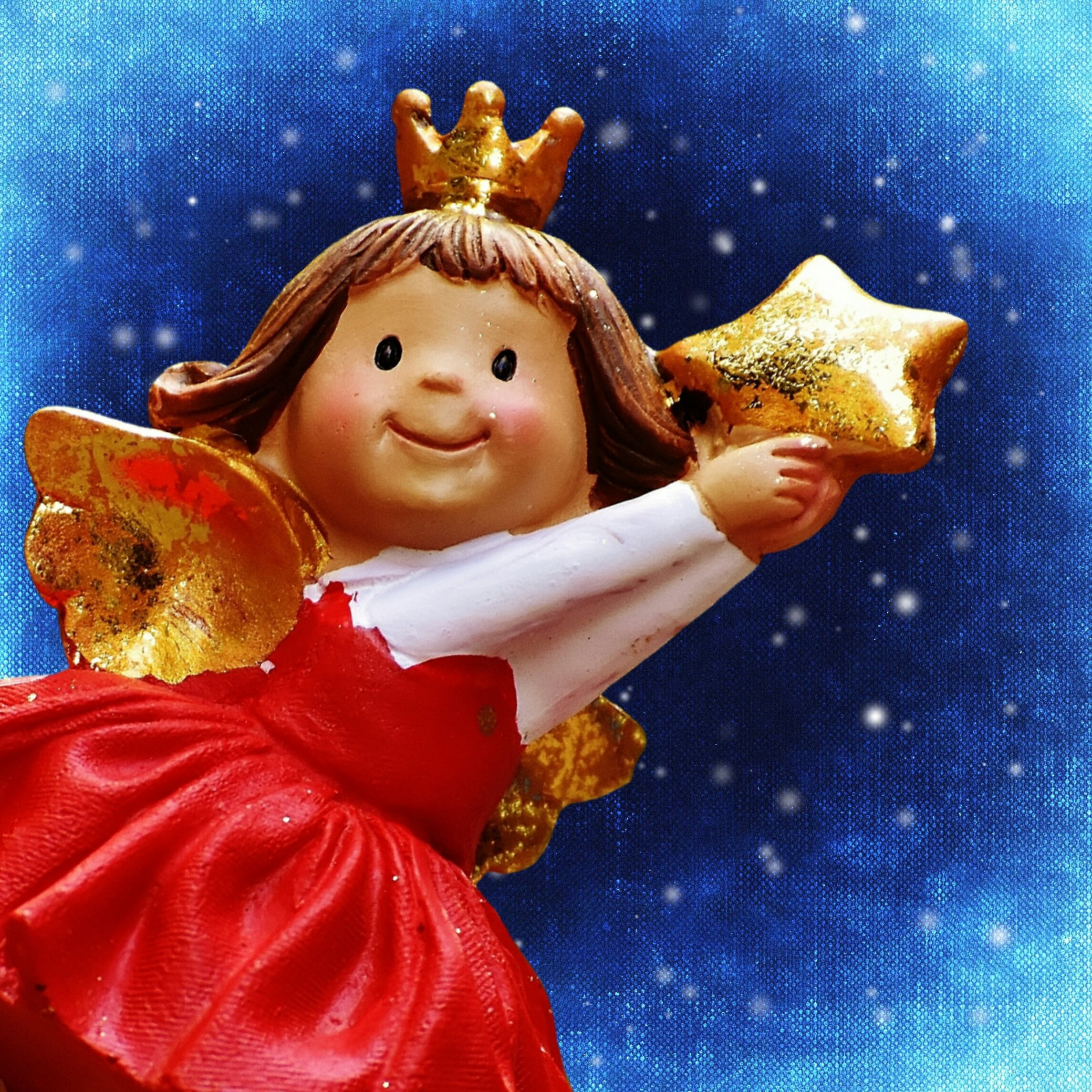 ceramic, celebration, schutzengelchen, portrait, angel, nature, cute, happiness, decorative, holding, christmas, women, guardian angel, hope, indoors, art, Phone HD Wallpaper