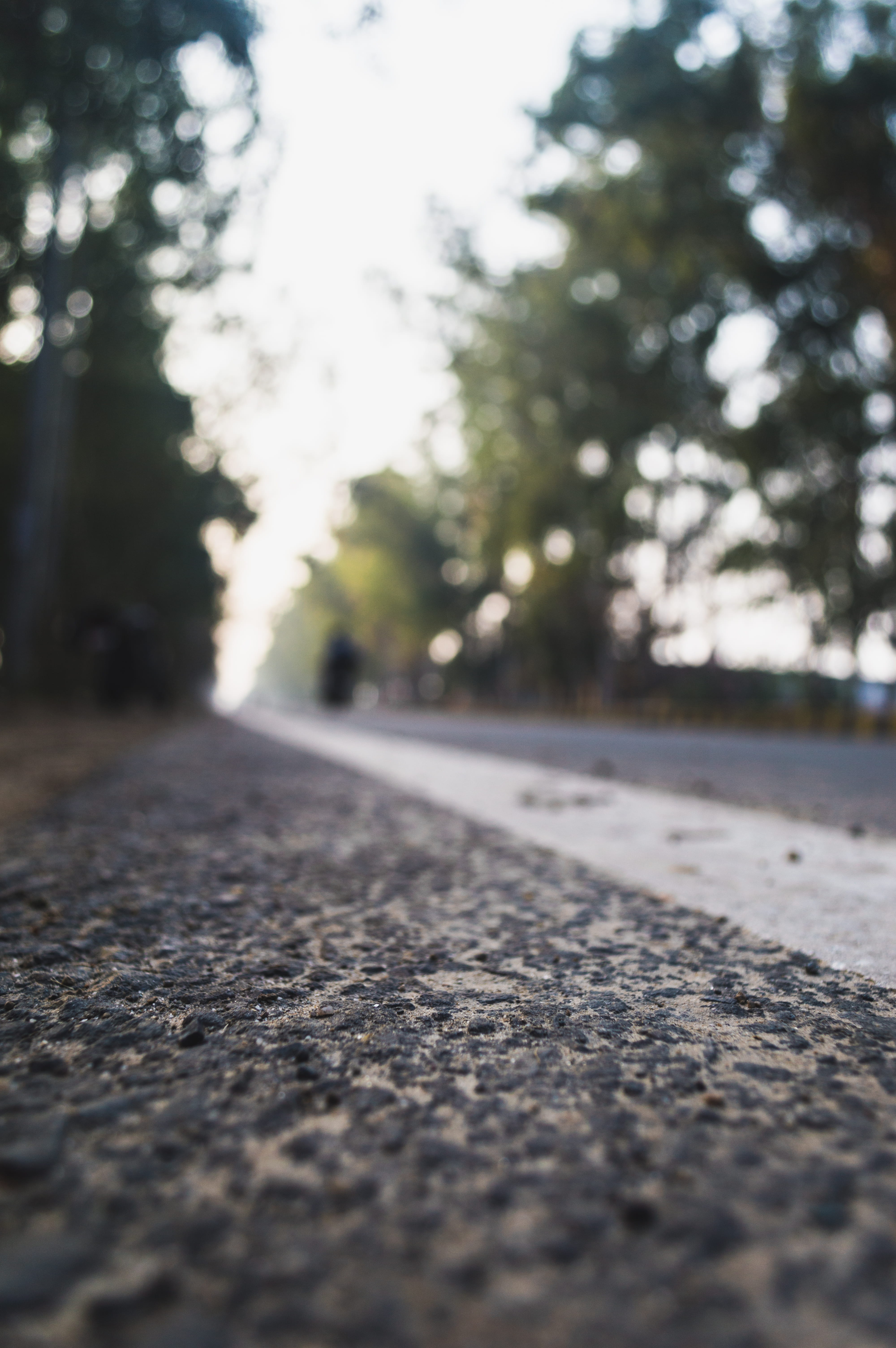 sports, exercise, city, tire, working out, nature, way, diminishing perspective, pedestrian, 5K, asphalt, fitness, gravel, ground, stretch, road, surface level, Phone HD Wallpaper