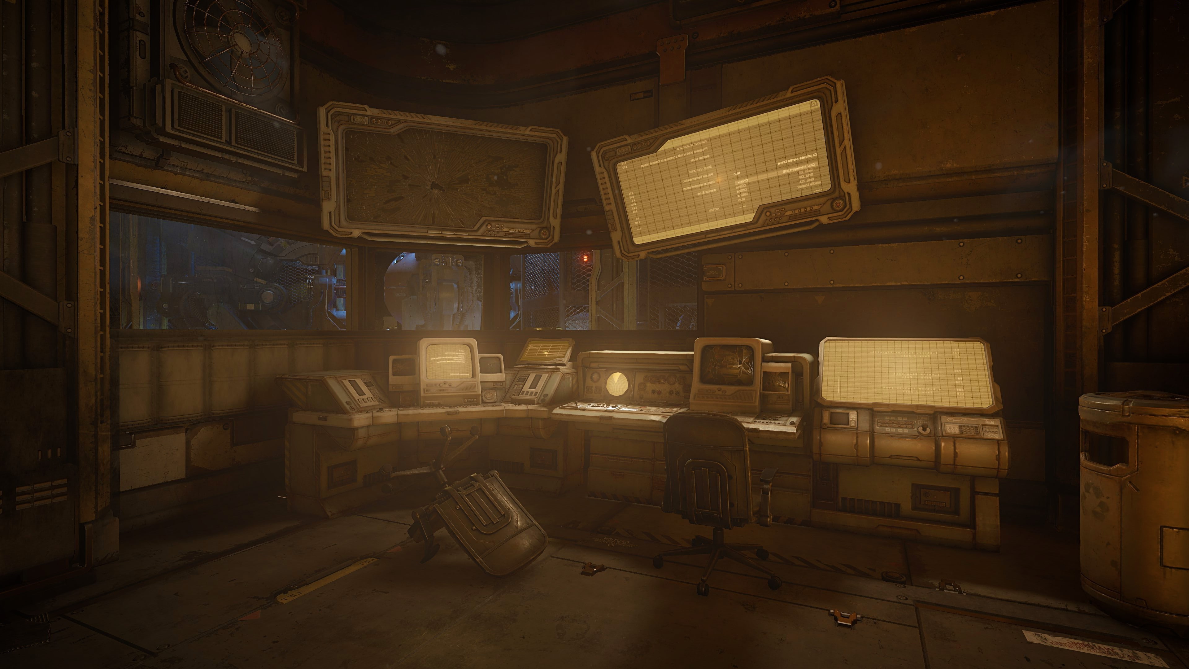 architecture, factory, industry, no people, home interior, window, metal industry, flooring, damaged, decline, star citizen futuristic science fiction video games screenshots cryengine, HD Wallpaper