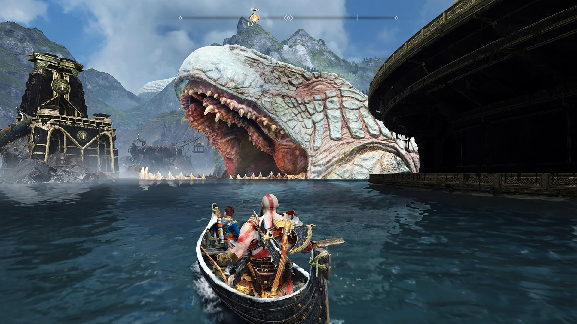 1080P, God of War, PlayStation, Santa Monica Studio, PlayStation 4, screen shot, God of War (2018), HD Wallpaper