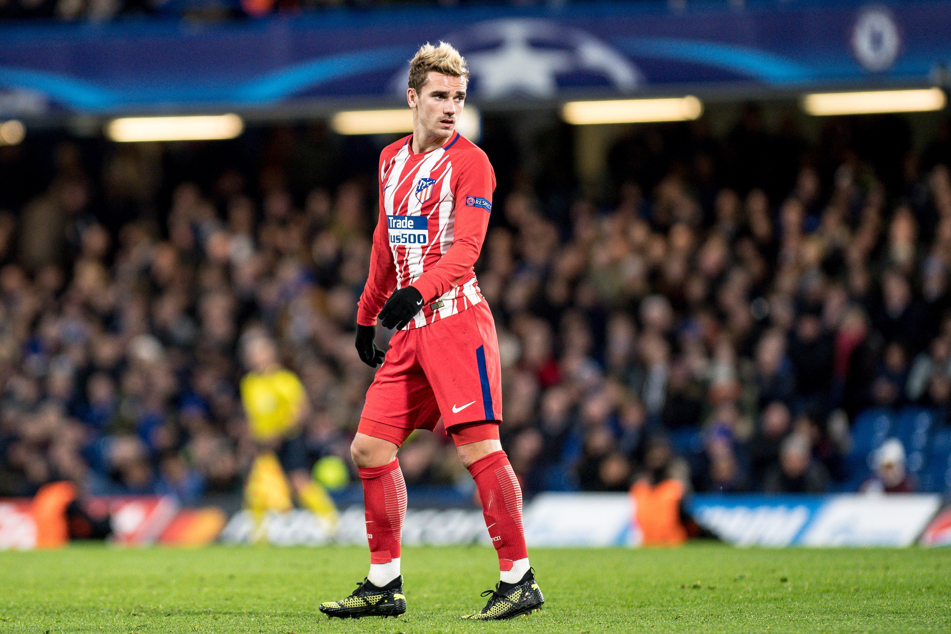 Soccer, French, 4K, Antoine Griezmann, Atlético Madrid, HD Wallpaper