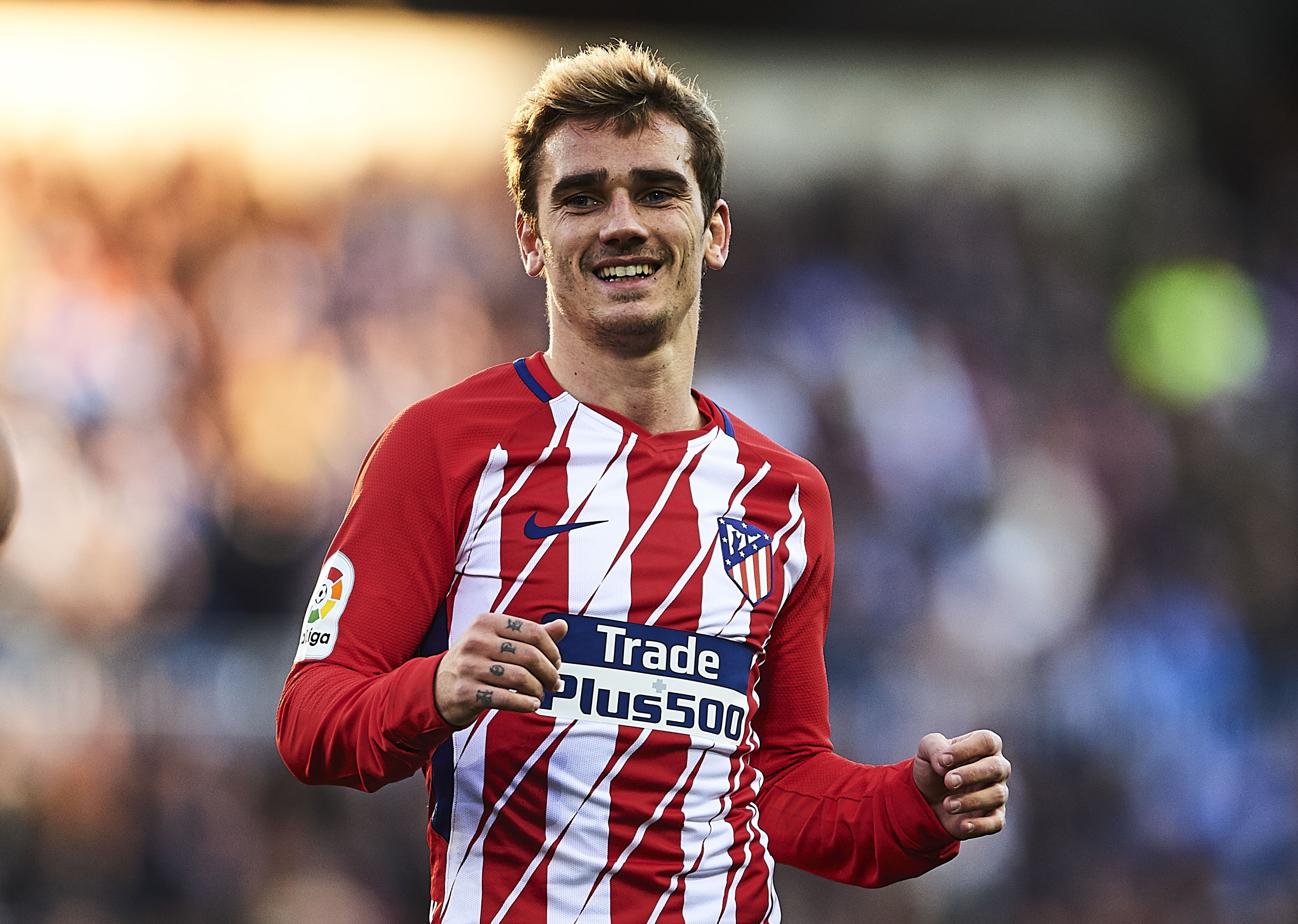 Atlético Madrid, Antoine Griezmann, French, 4K, Soccer, HD Wallpaper