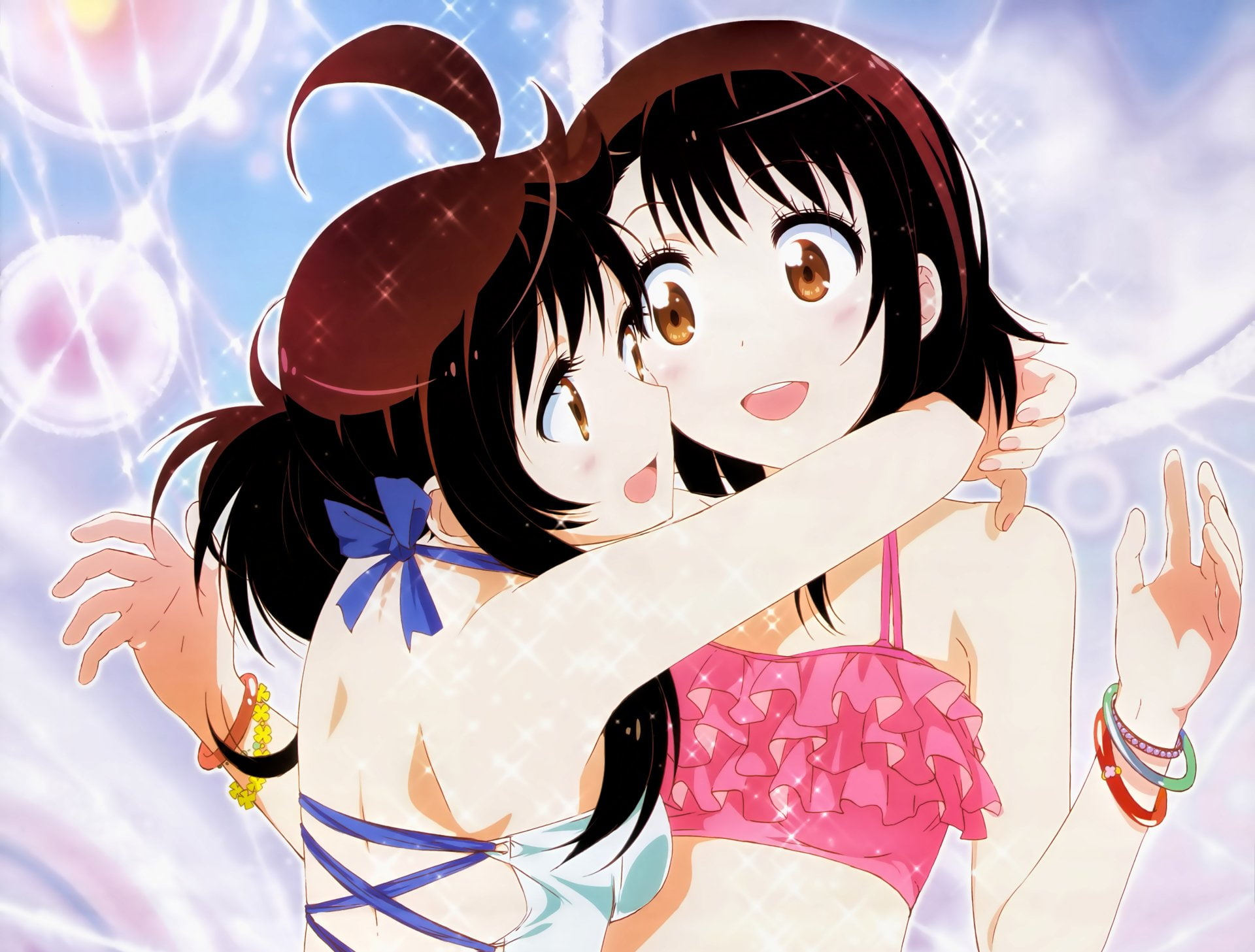 Anime, Nisekoi, 1080P, Kosaki Onodera, Haru Onodera, HD Wallpaper
