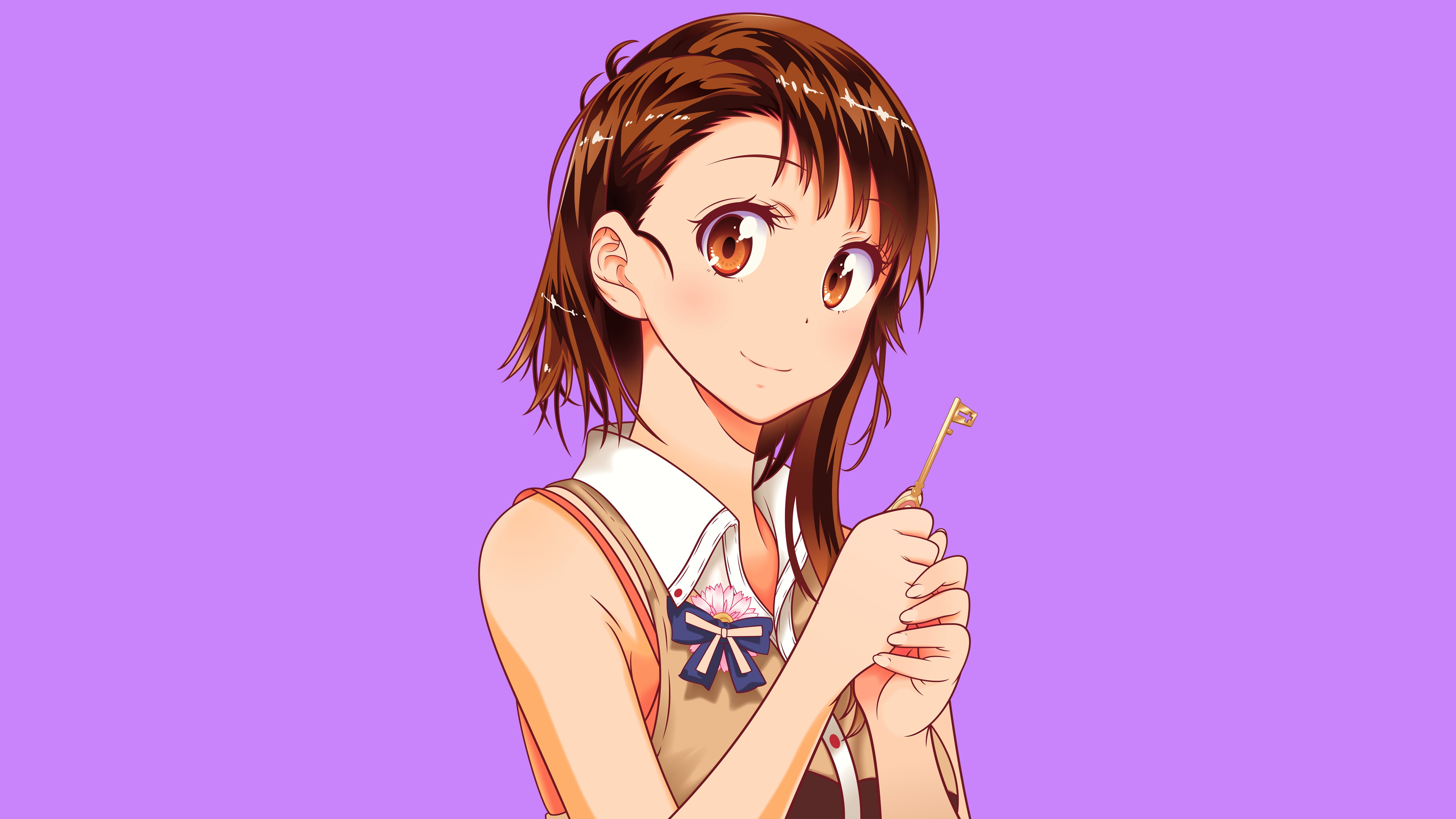 Nisekoi, Onodera Kosaki, 4K, anime, anime girls, HD Wallpaper