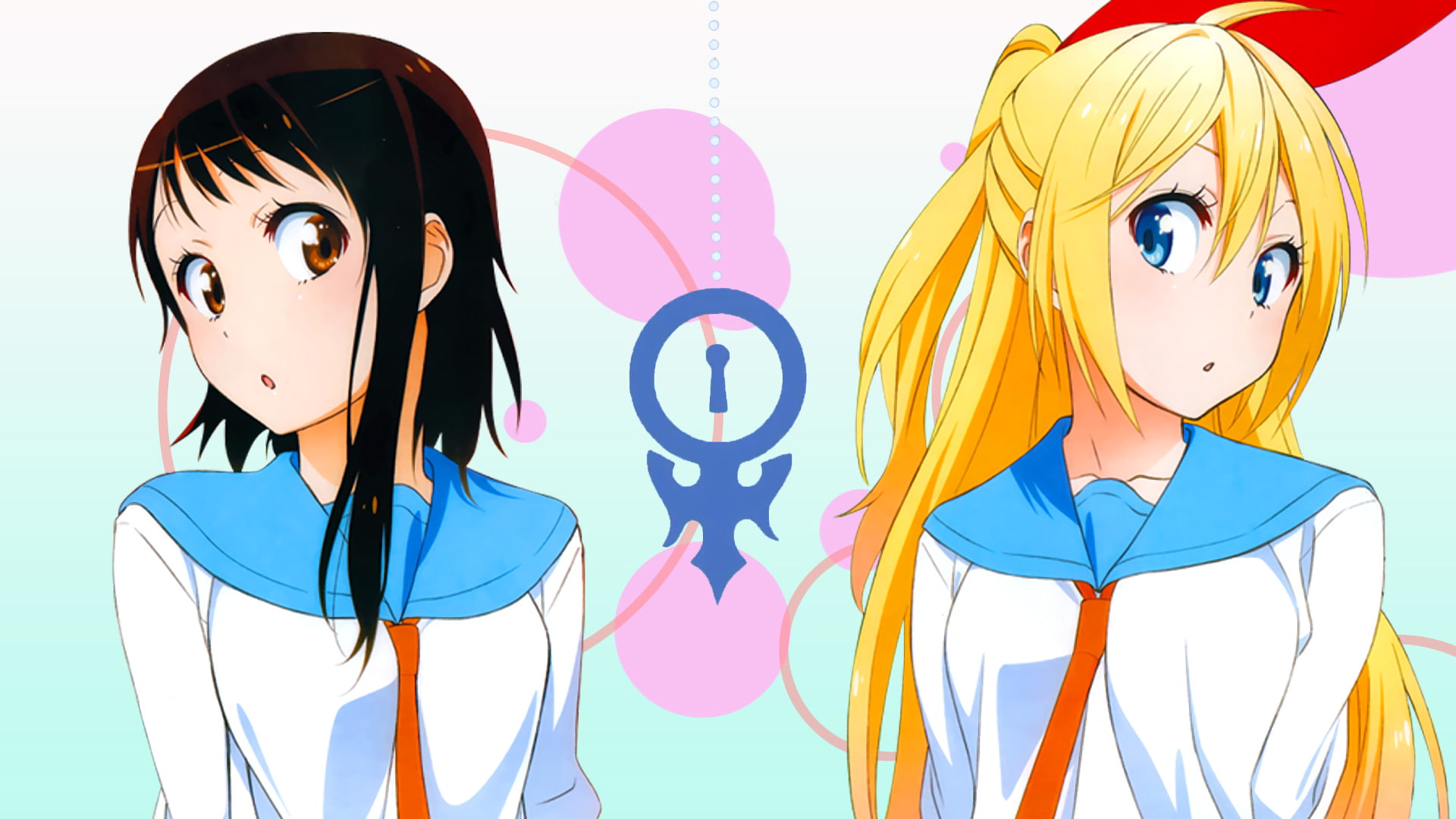 Nisekoi, Chitoge Kirisaki, Kosaki Onodera, 1080P, Anime, HD Wallpaper