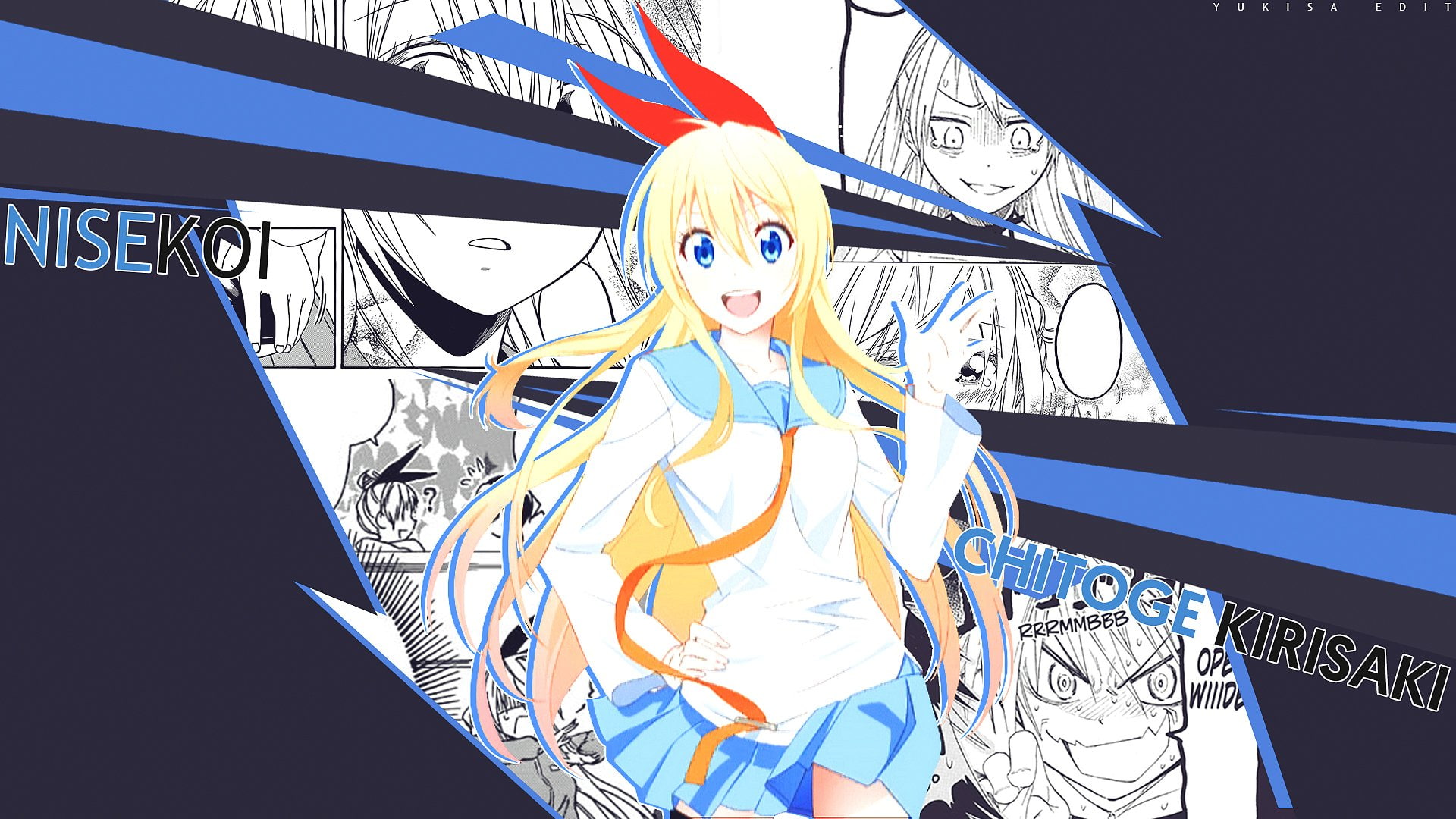 1080P, Nisekoi, Chitoge Kirisaki, Anime, HD Wallpaper