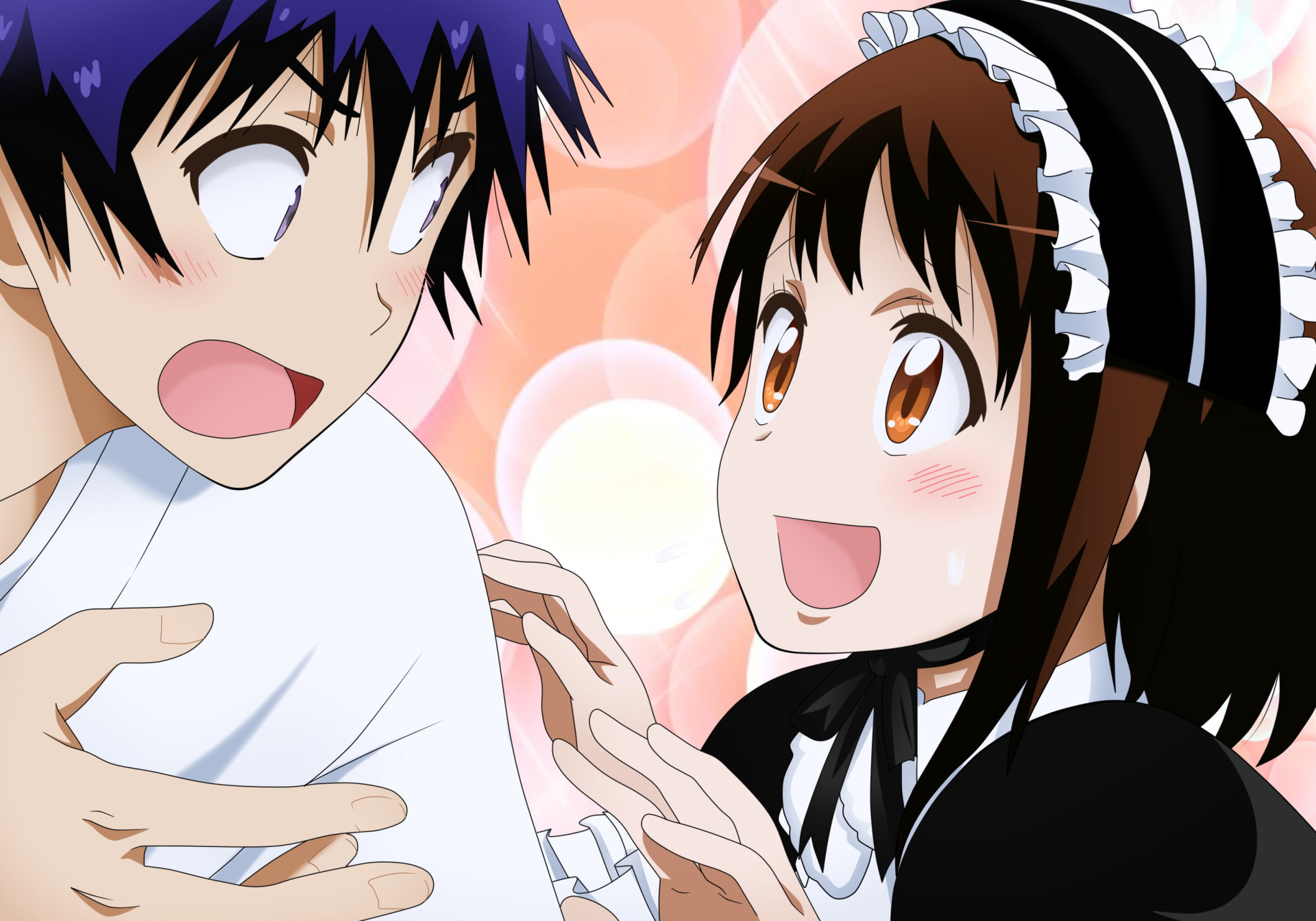 1080P, Nisekoi, representation, art and craft, disguise, adult, indoors, Raku Ichijō, one person, Anime, creativity, Kosaki Onodera, close-up, still life, HD Wallpaper