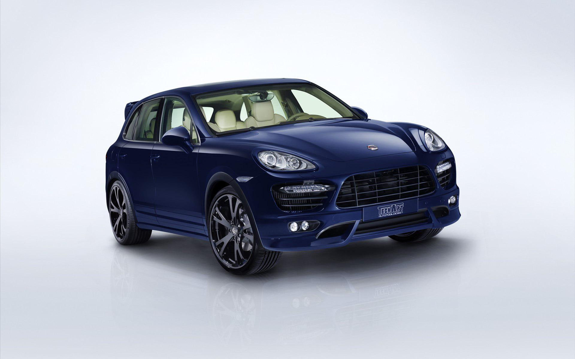 hatchback, door, cayenne, porsche, cars, 1920x1200, 1080P, blue, techart, porsche cayenne, HD Wallpaper