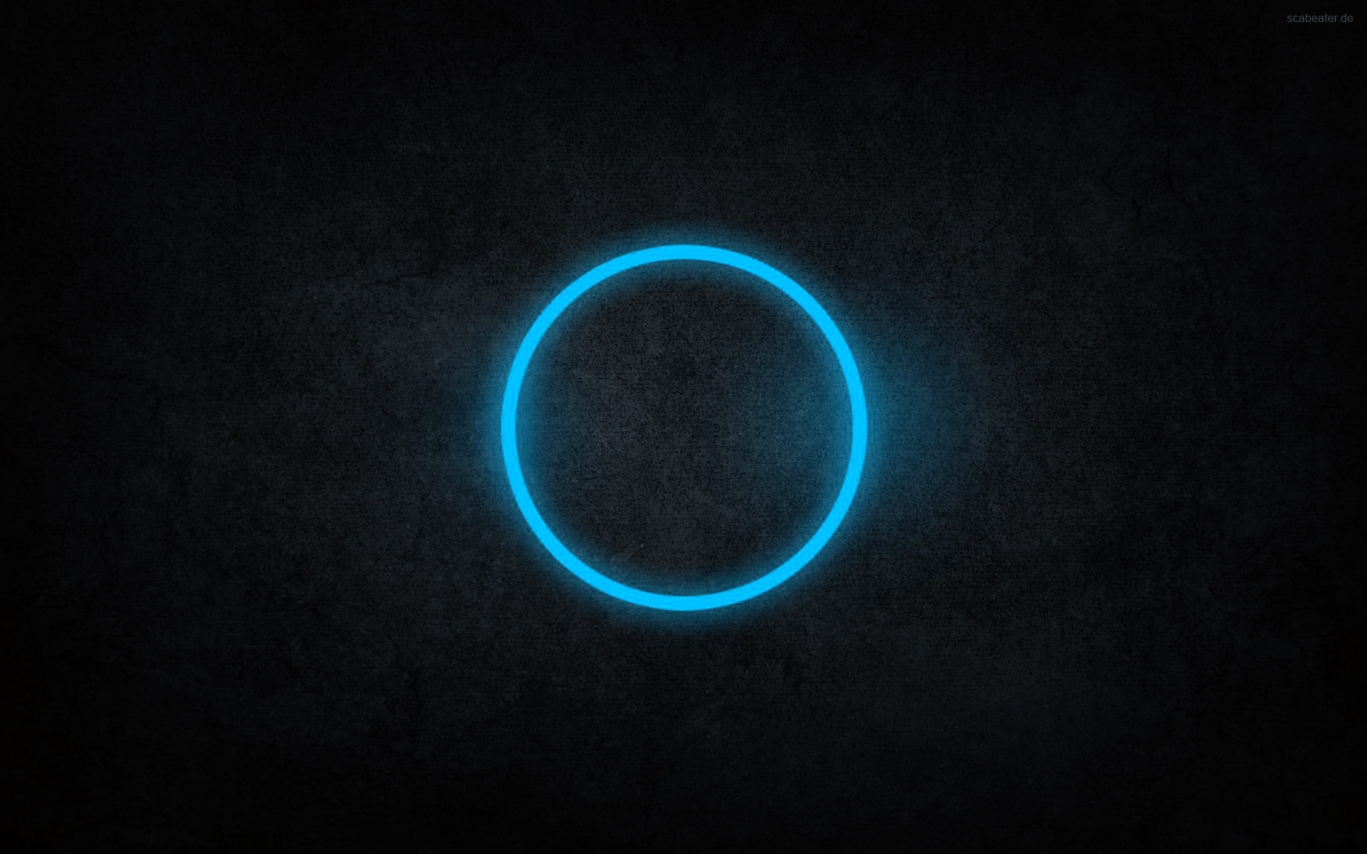 neon, hd, circles, Abstract, cyan, Blue, rings, art, black, 1080P, x, dark, HD Wallpaper