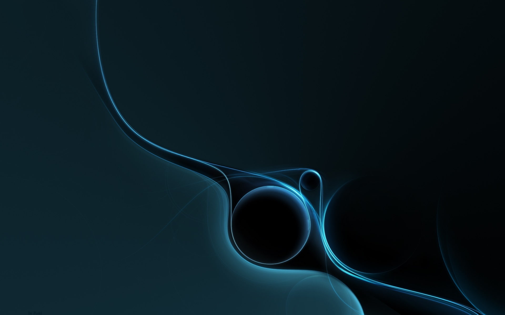 art, blue, dark, lines, minimalistic, Abstract, 1080P, hd, x, horizon, HD Wallpaper