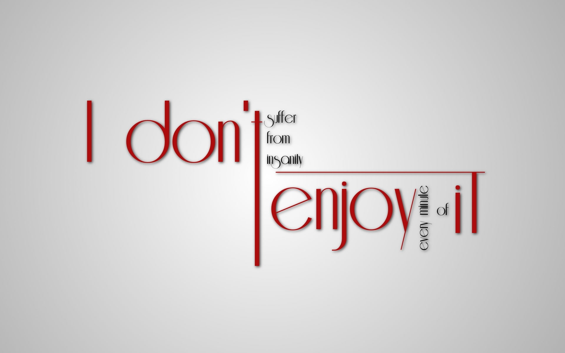 minimalistic, typography, art, background, 1080P, white, quotes, text, hd, HD Wallpaper