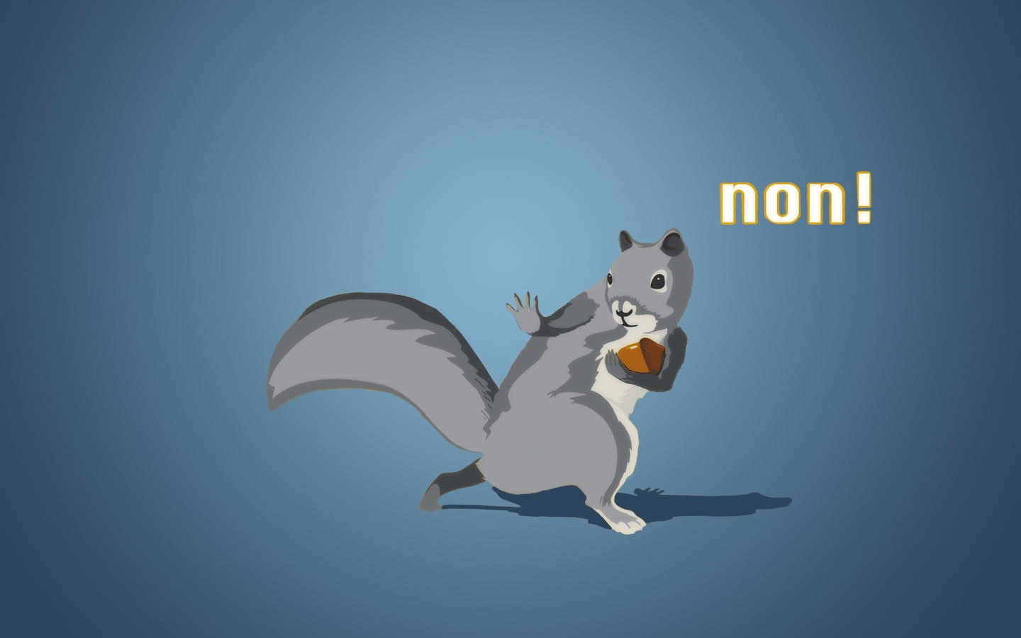 hd, x, minimalistic, text, 720P, animals, squirrels, Blue, simple, nuts, art, HD Wallpaper