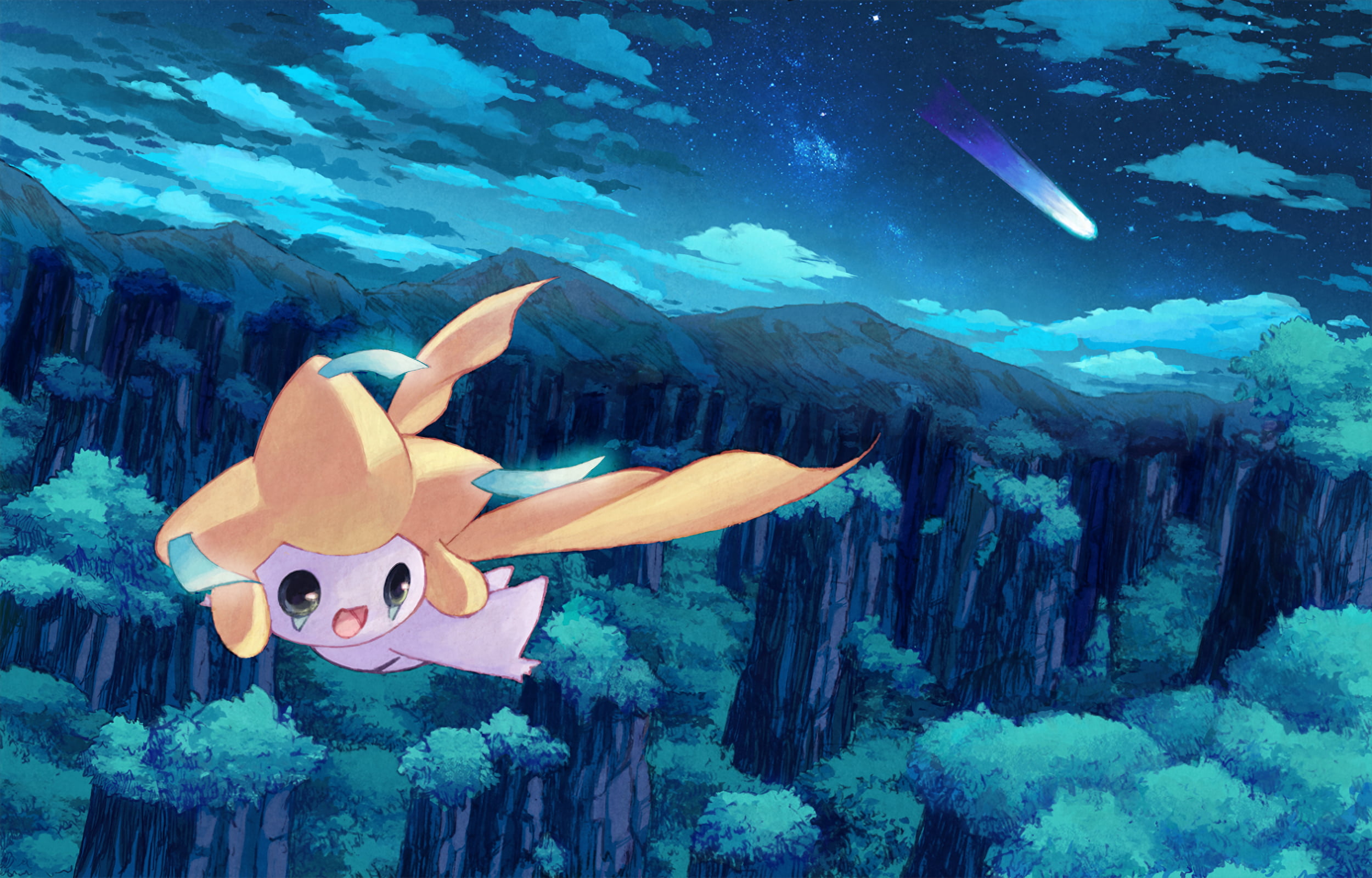 1080P, Pokémon, Jirachi (Pokémon), HD Wallpaper