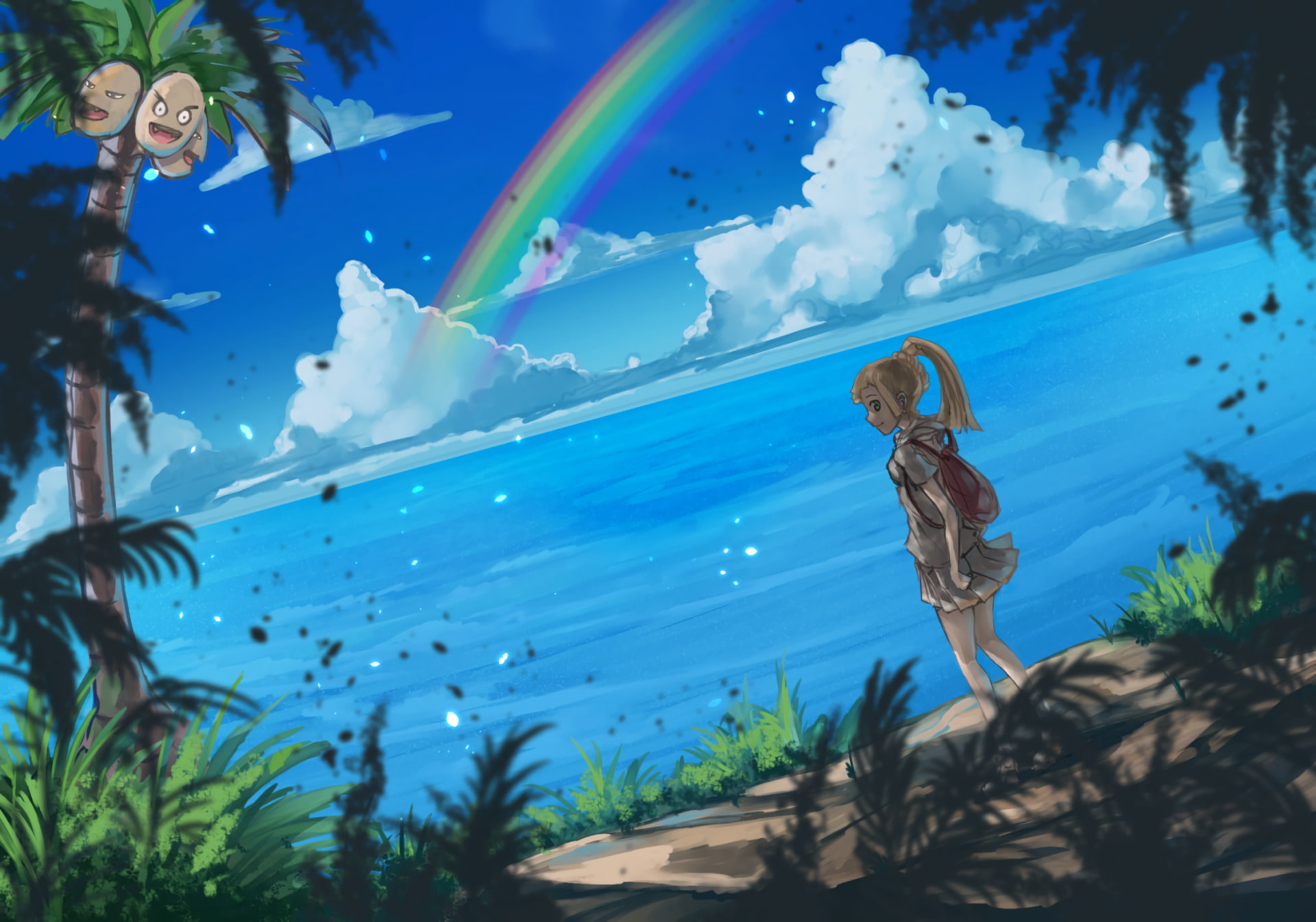 Pokémon: Sun and Moon, 1080P, Pokémon, HD Wallpaper