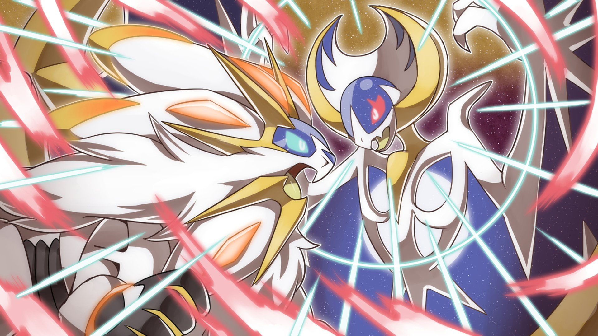 no people, multi colored, Pokémon Sun, Solgaleo (Pokémon), abundance, luxury, ceiling, backgrounds, metal, 1080P, large group of objects, indoors, Pokémon, HD Wallpaper
