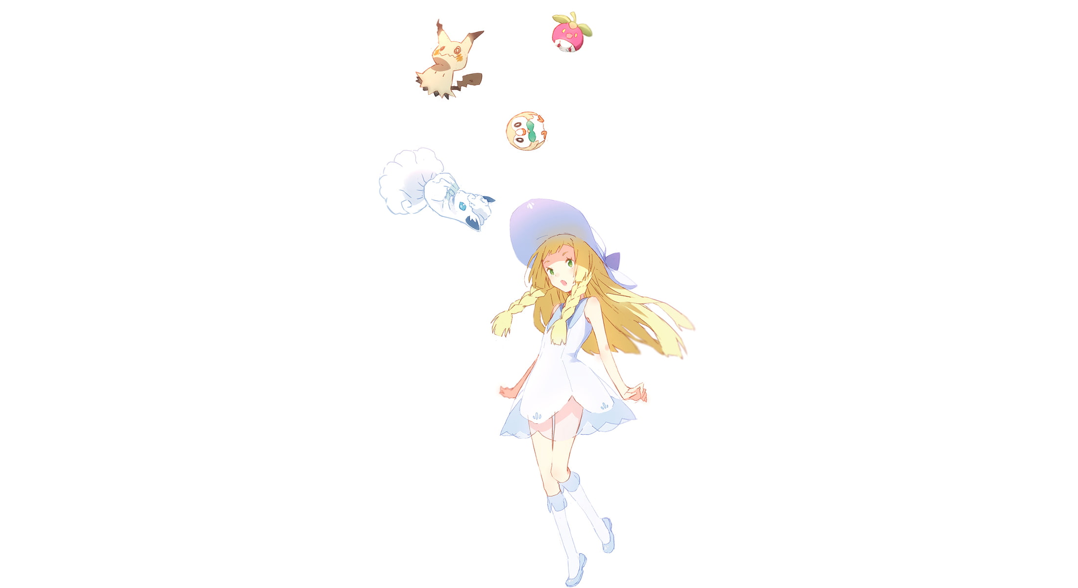 1080P, Girl, Pokémon Ultra Sun and Ultra Moon, Pokémon, HD Wallpaper
