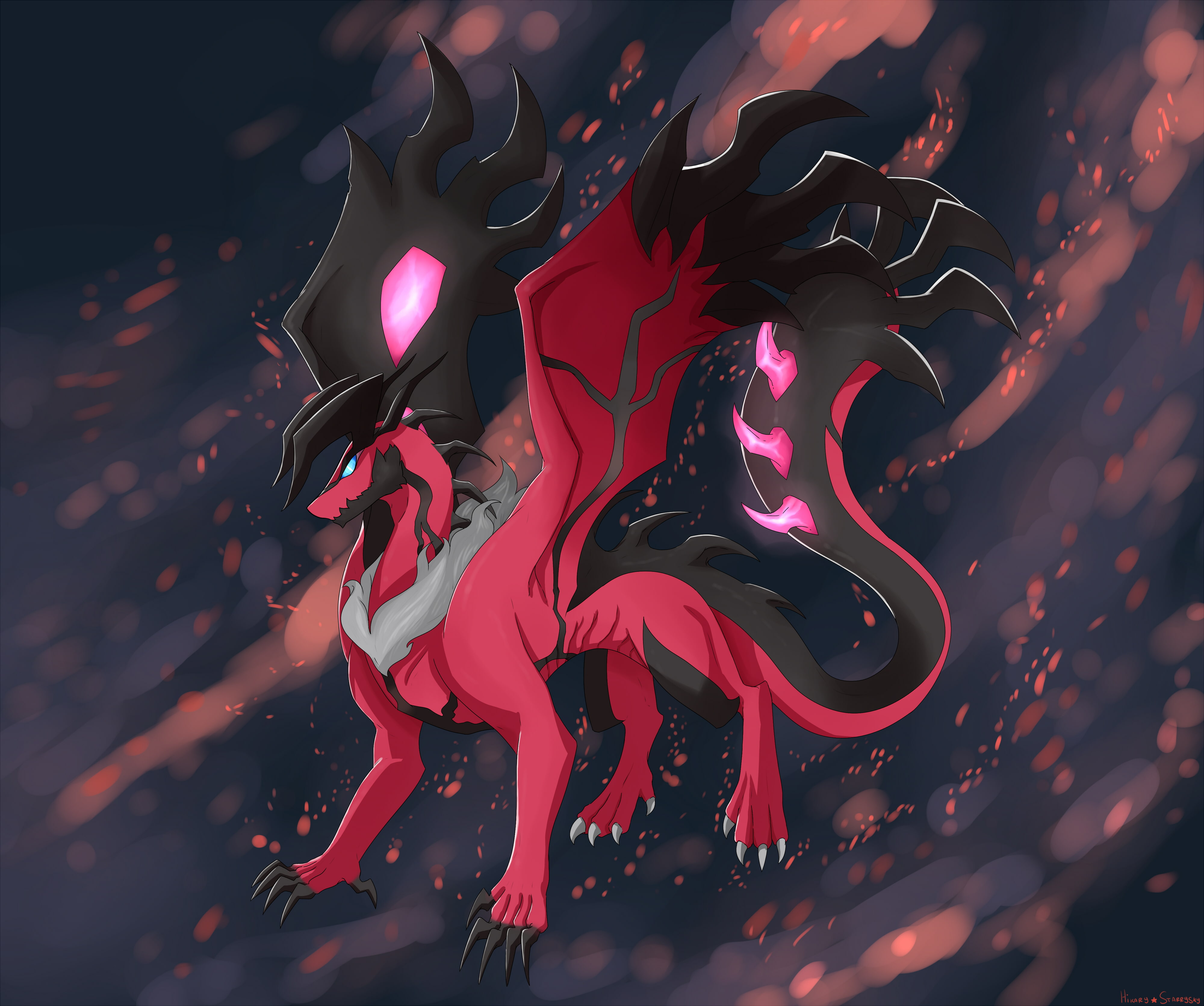 Yveltal (Pokémon), 4K, Pokémon, HD Wallpaper