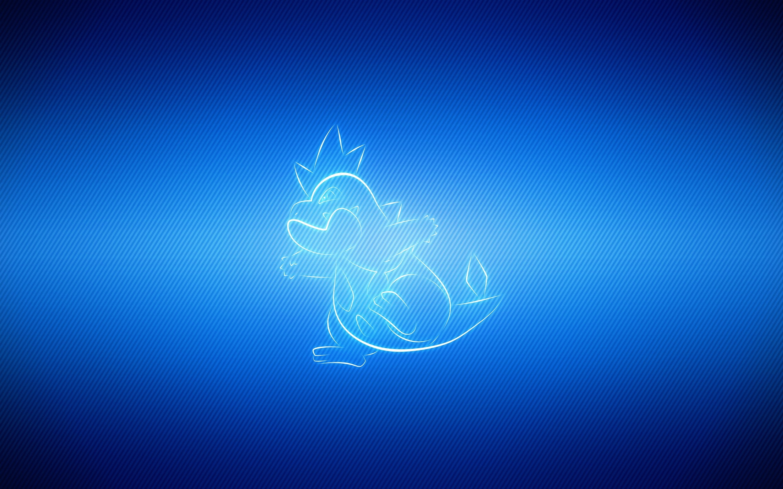 2K, pokemon, blue, croconaw, jump, HD Wallpaper