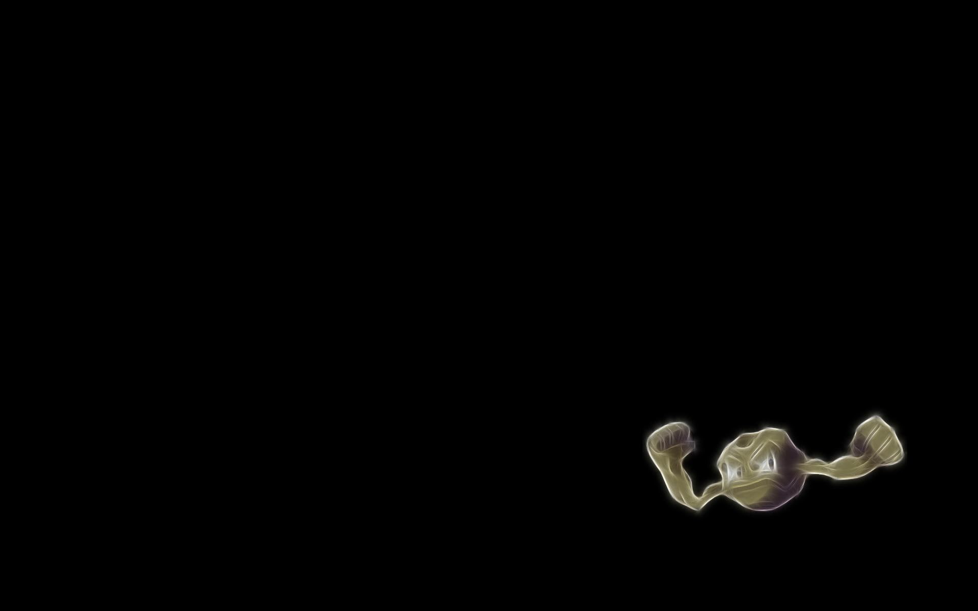 black background, minimalism, illustration, diodude, black, geodude, background, pokemon, 1080P, HD Wallpaper