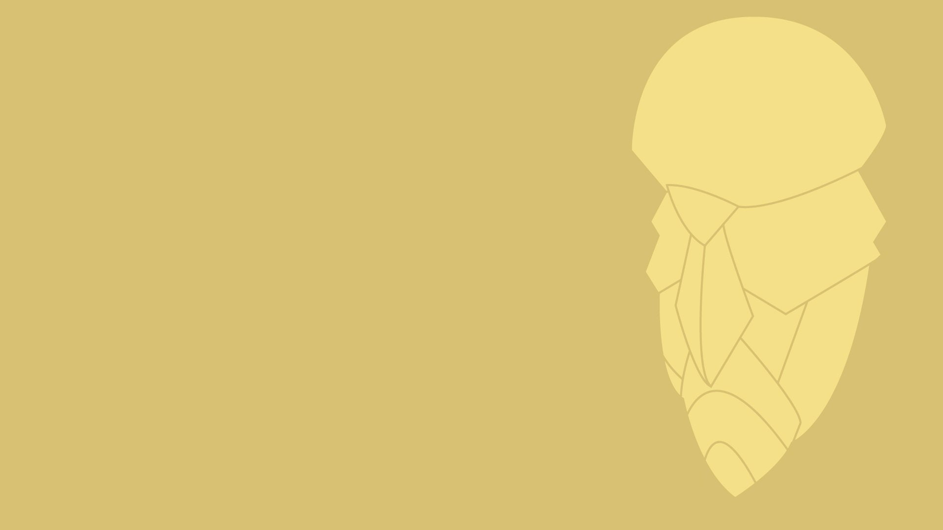 Pokémon, Minimalist, Kakuna (Pokémon), 1080P, HD Wallpaper
