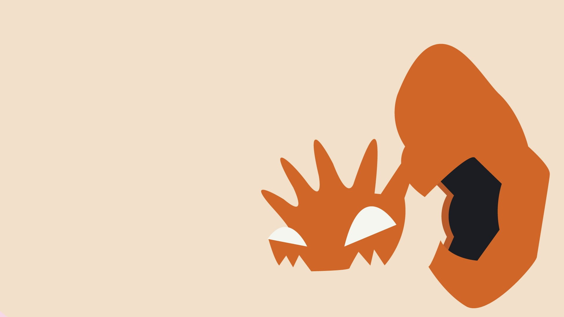 Kingler (Pokémon), Minimalist, 1080P, Pokémon, HD Wallpaper