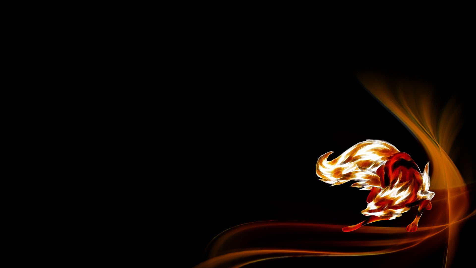 long exposure, 1080P, flowing, blurred motion, fire - natural phenomenon, one animal, copy space, nature, motion, heat - temperature, animal themes, flame, HD Wallpaper