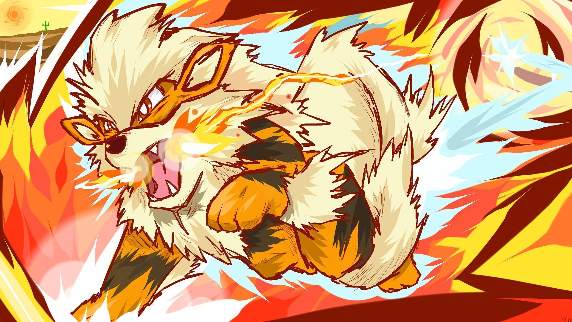 Pokémon, Arcanine (Pokémon), 1080P, HD Wallpaper