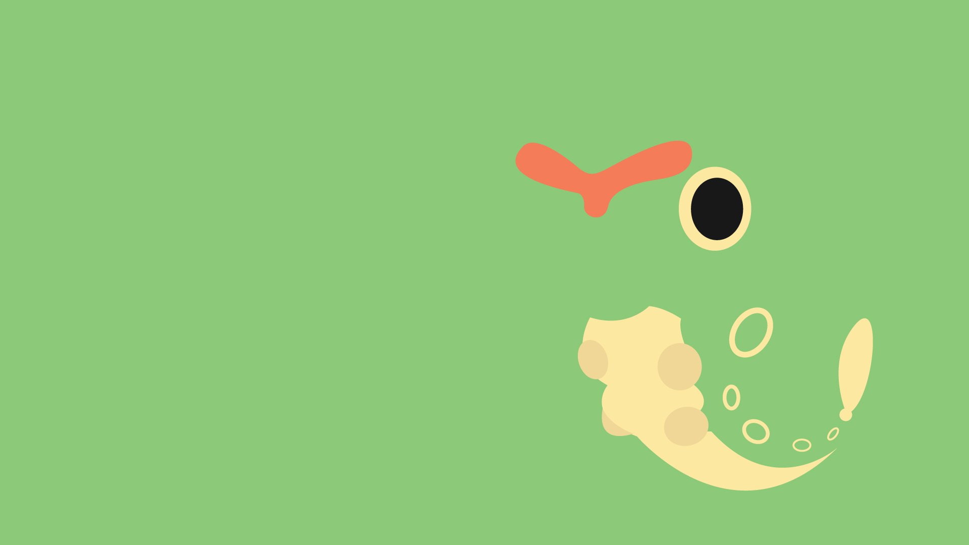 Caterpie (Pokémon), Minimalist, Pokémon, 1080P, HD Wallpaper