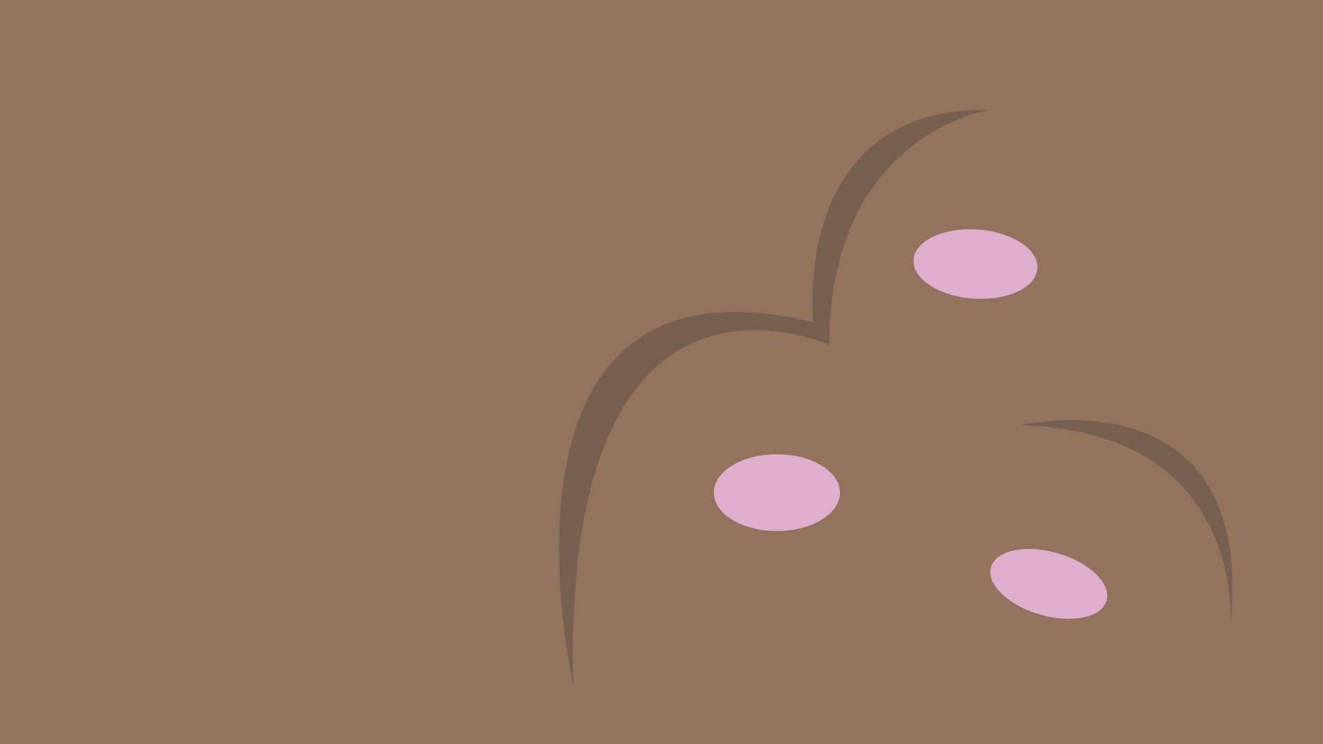 Dugtrio (Pokémon), Minimalist, Pokémon, 1080P, HD Wallpaper
