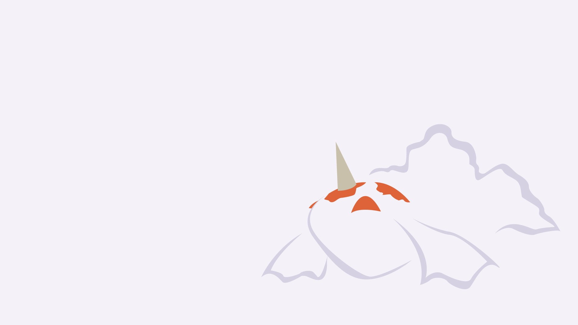 Minimalist, Goldeen (Pokemon), Pokémon, 1080P, HD Wallpaper