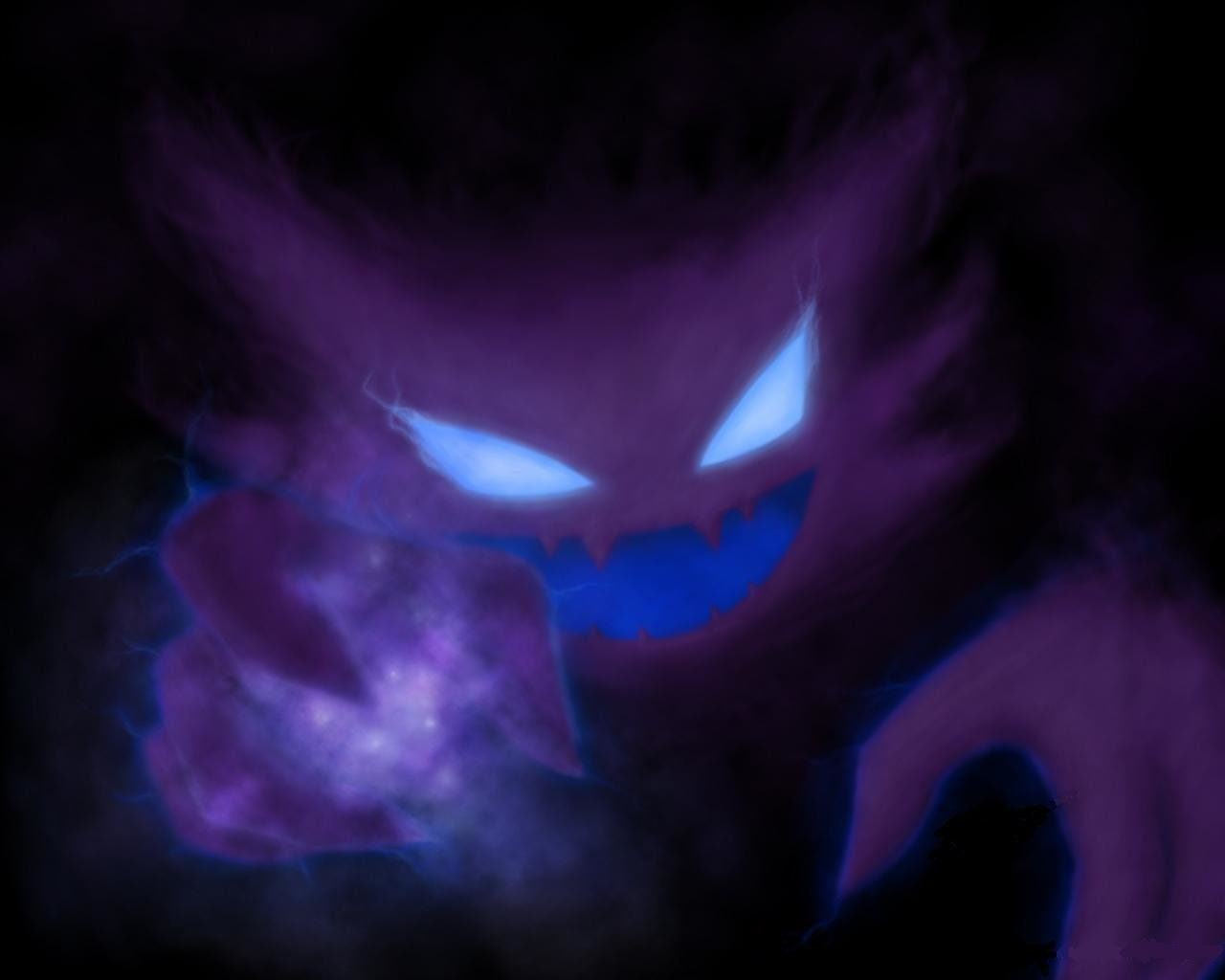 human body part, Ghost Pokémon, close-up, women, young adult, indoors, Pokémon, aggression, sign, Haunter (Pokémon), hairstyle, smoke - physical structure, HD Wallpaper