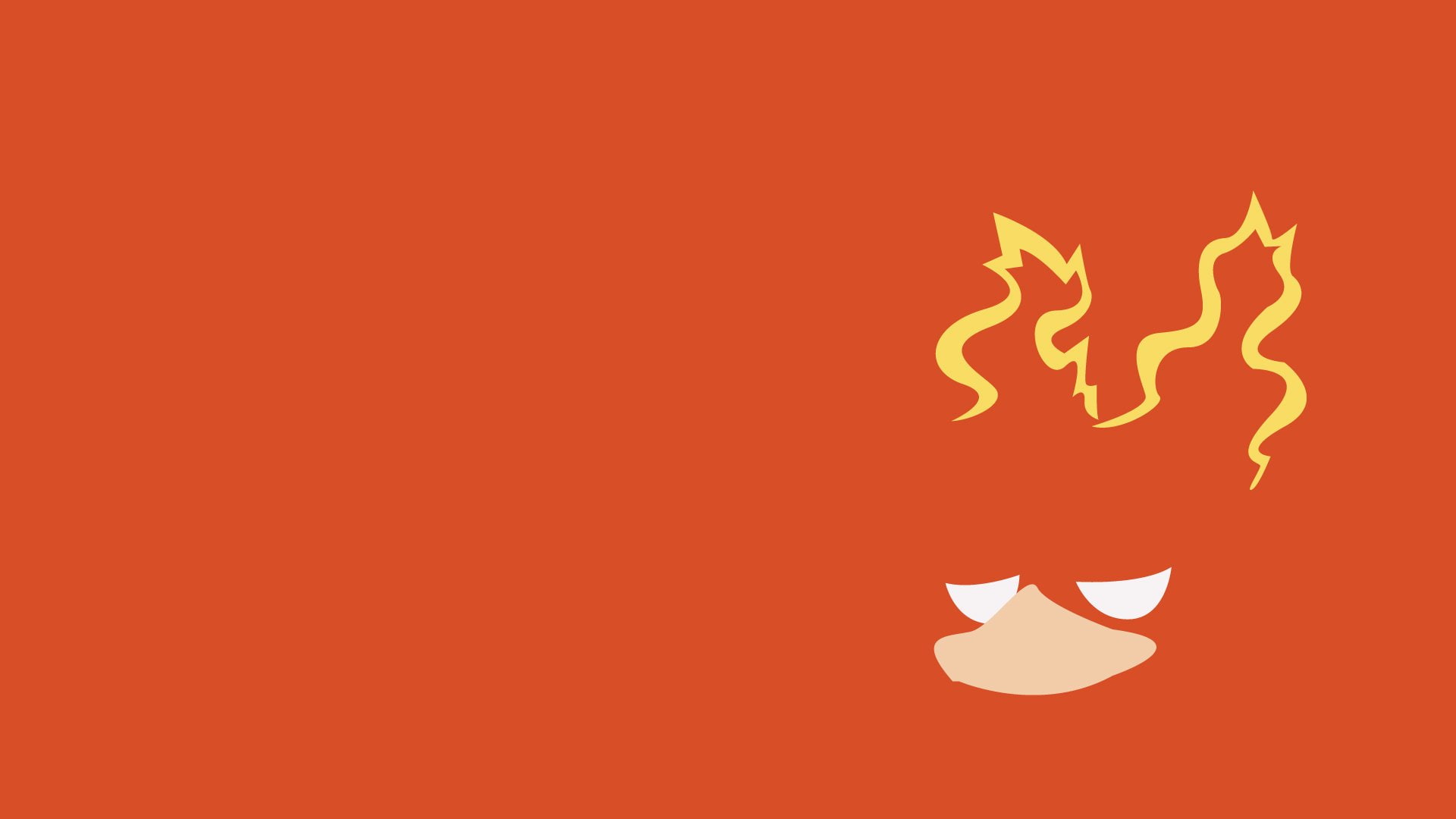Minimalist, 1080P, Pokémon, Magmar (Pokémon), HD Wallpaper