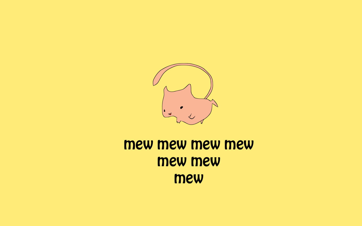 720P, Pokémon, Mew (Pokémon), HD Wallpaper