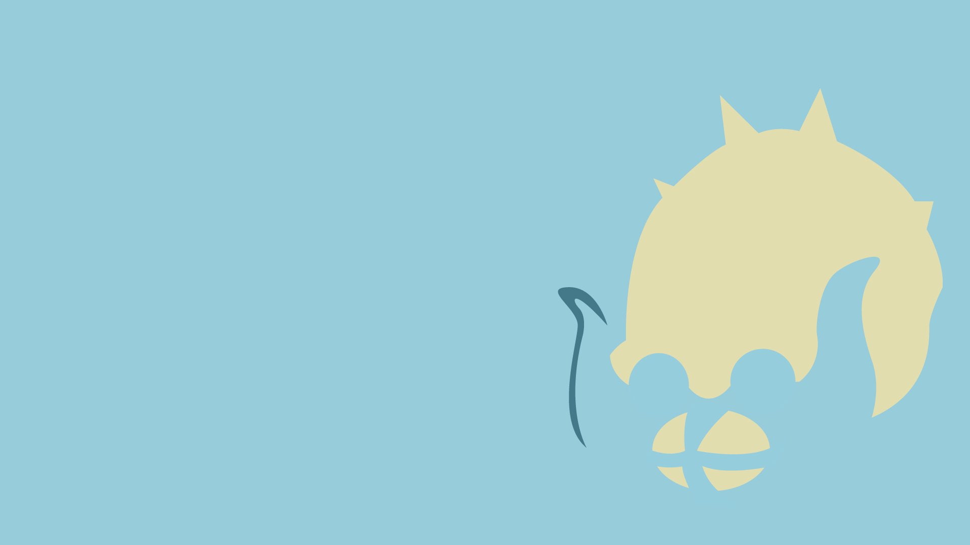 Omastar (Pokémon), 1080P, Pokémon, Minimalist, HD Wallpaper