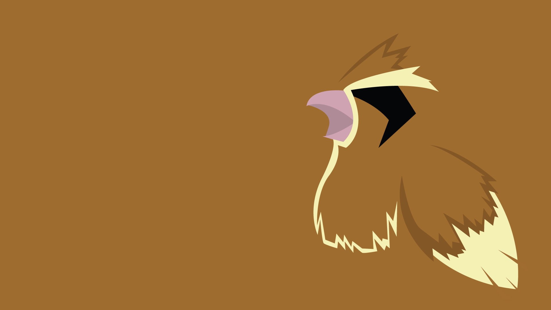 Minimalist, Pidgey (Pokémon), 1080P, Pokémon, HD Wallpaper