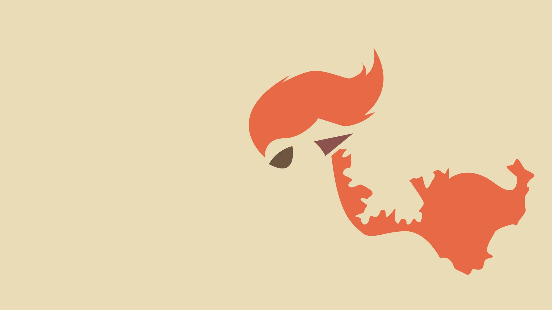 Ponyta (Pokémon), Minimalist, Pokémon, 1080P, HD Wallpaper