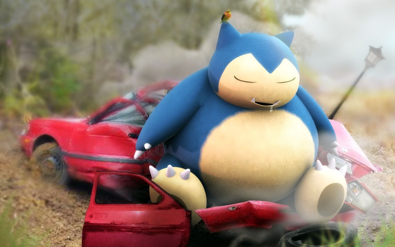 720P, Pokémon, Snorlax (Pokémon), HD Wallpaper