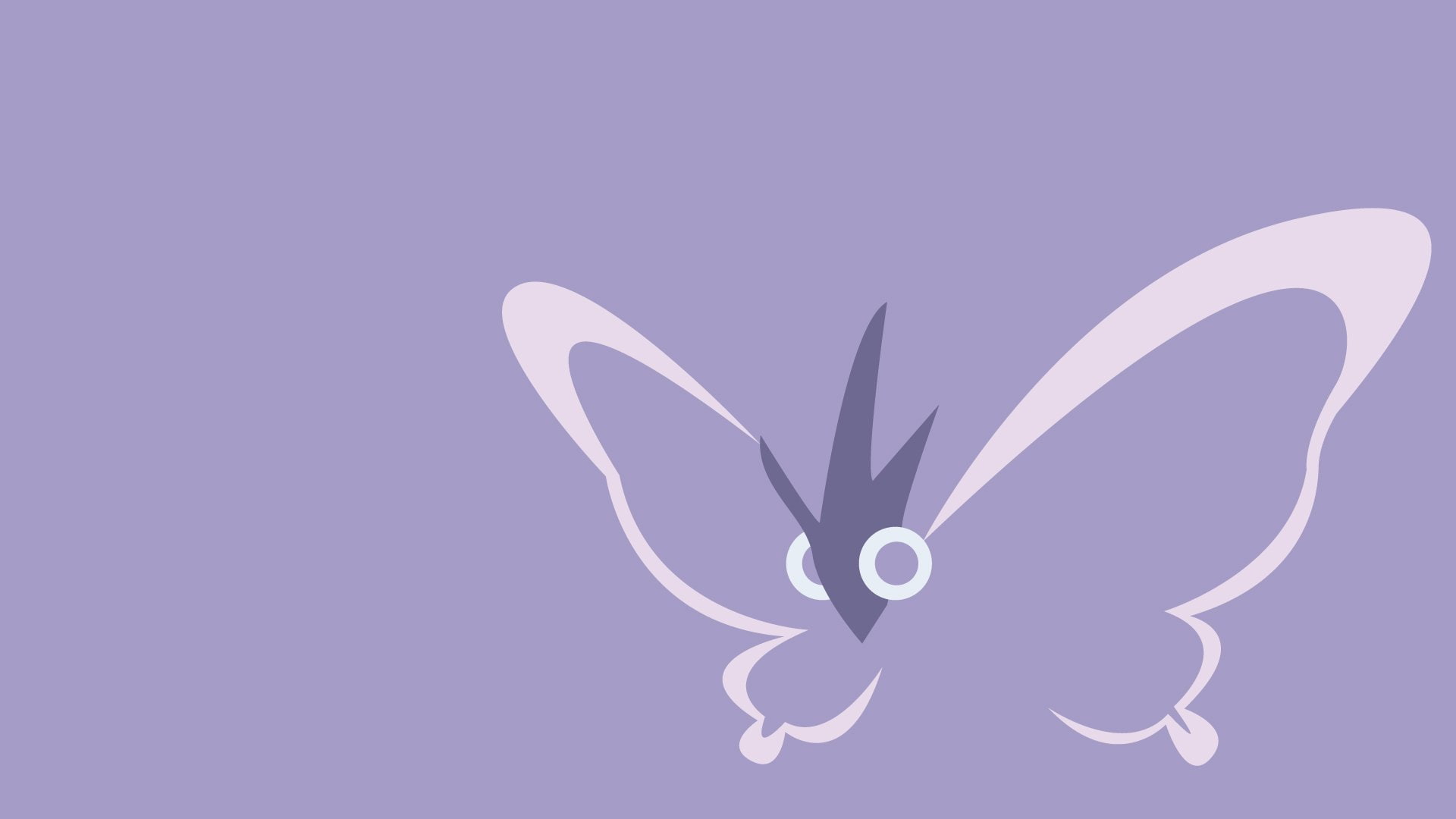 Pokémon, Venomoth (Pokemon), 1080P, Minimalist, HD Wallpaper