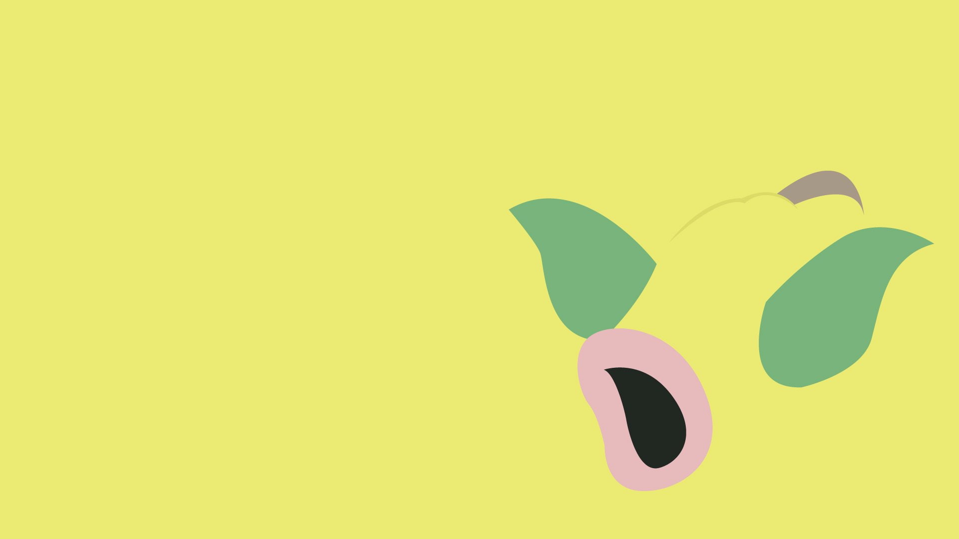 Pokémon, 1080P, Weepinbell (Pokémon), Minimalist, HD Wallpaper