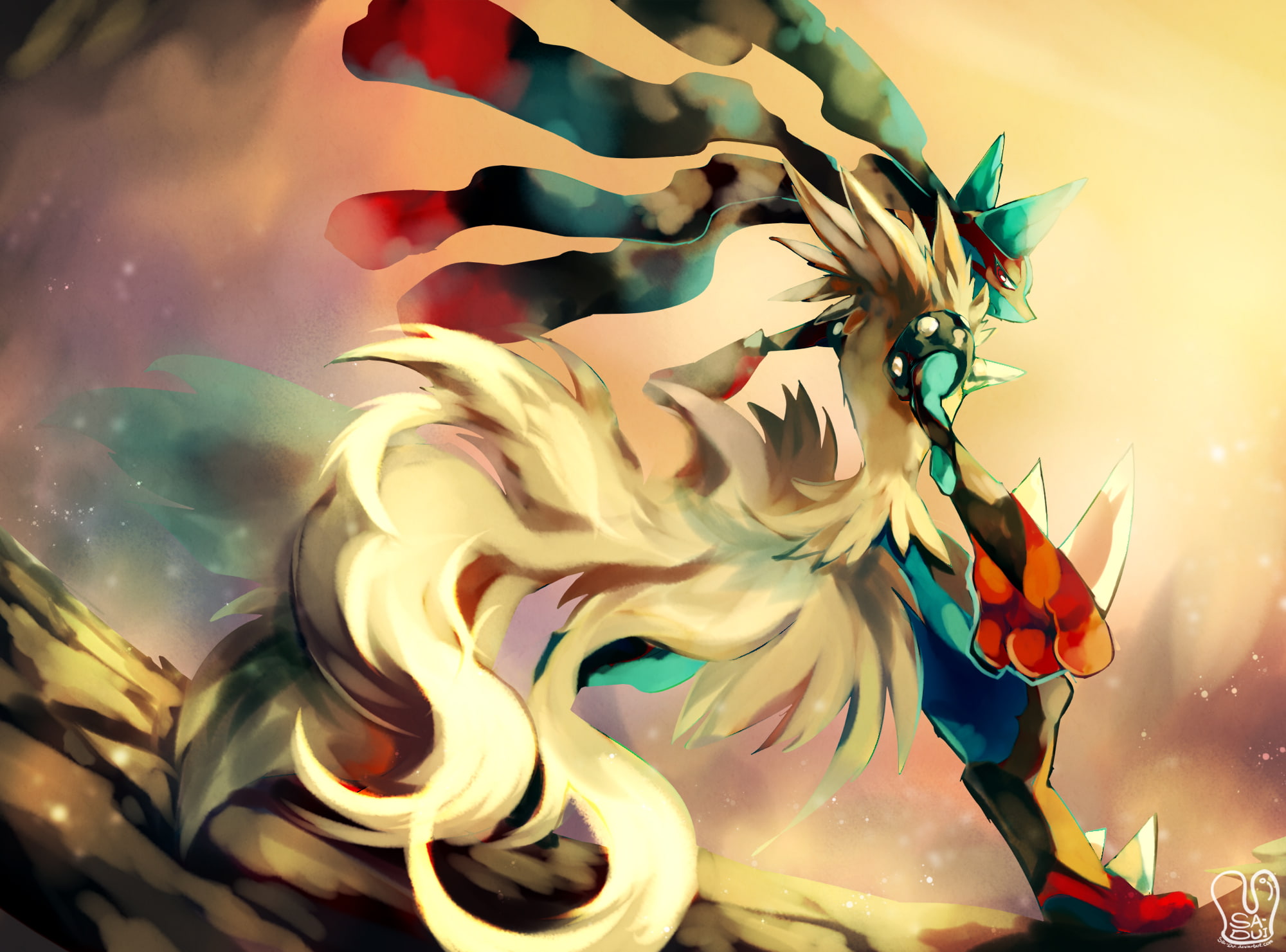 lucario, 1080P, pokemon, HD Wallpaper