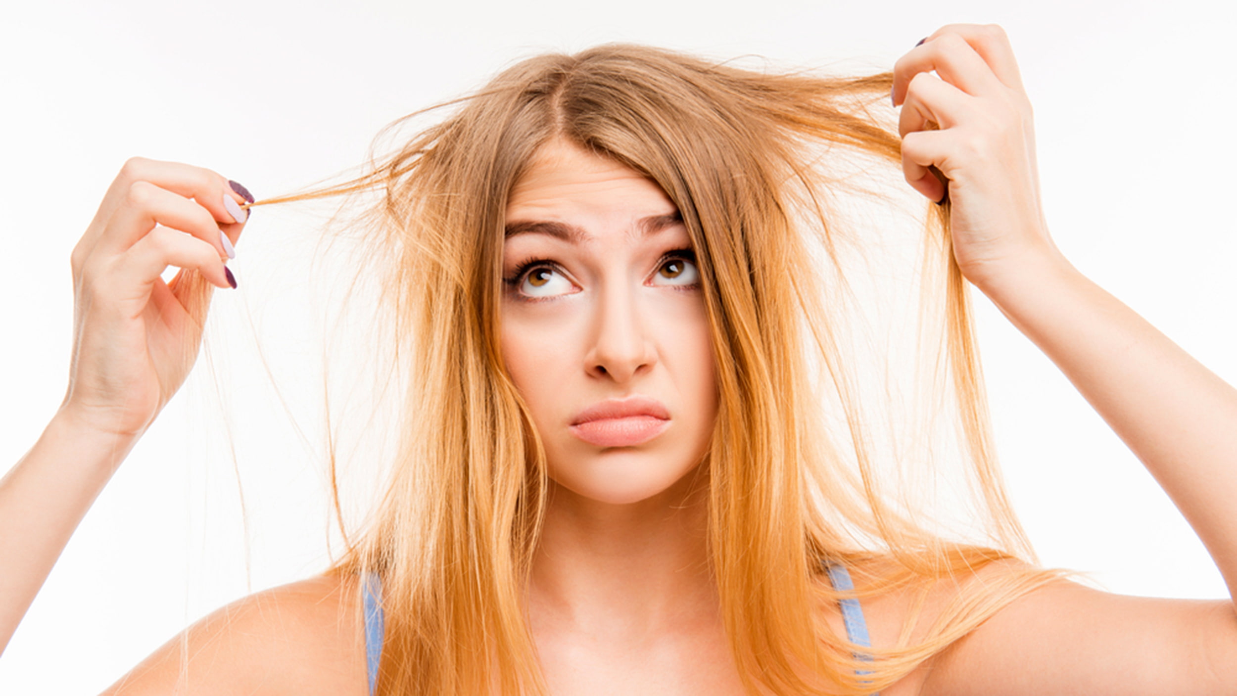 one person, body part, beautiful woman, blond hair, women, portrait, hair, young adult, hair care, tangled, uncertainty, beautiful people, frustration, HD Wallpaper