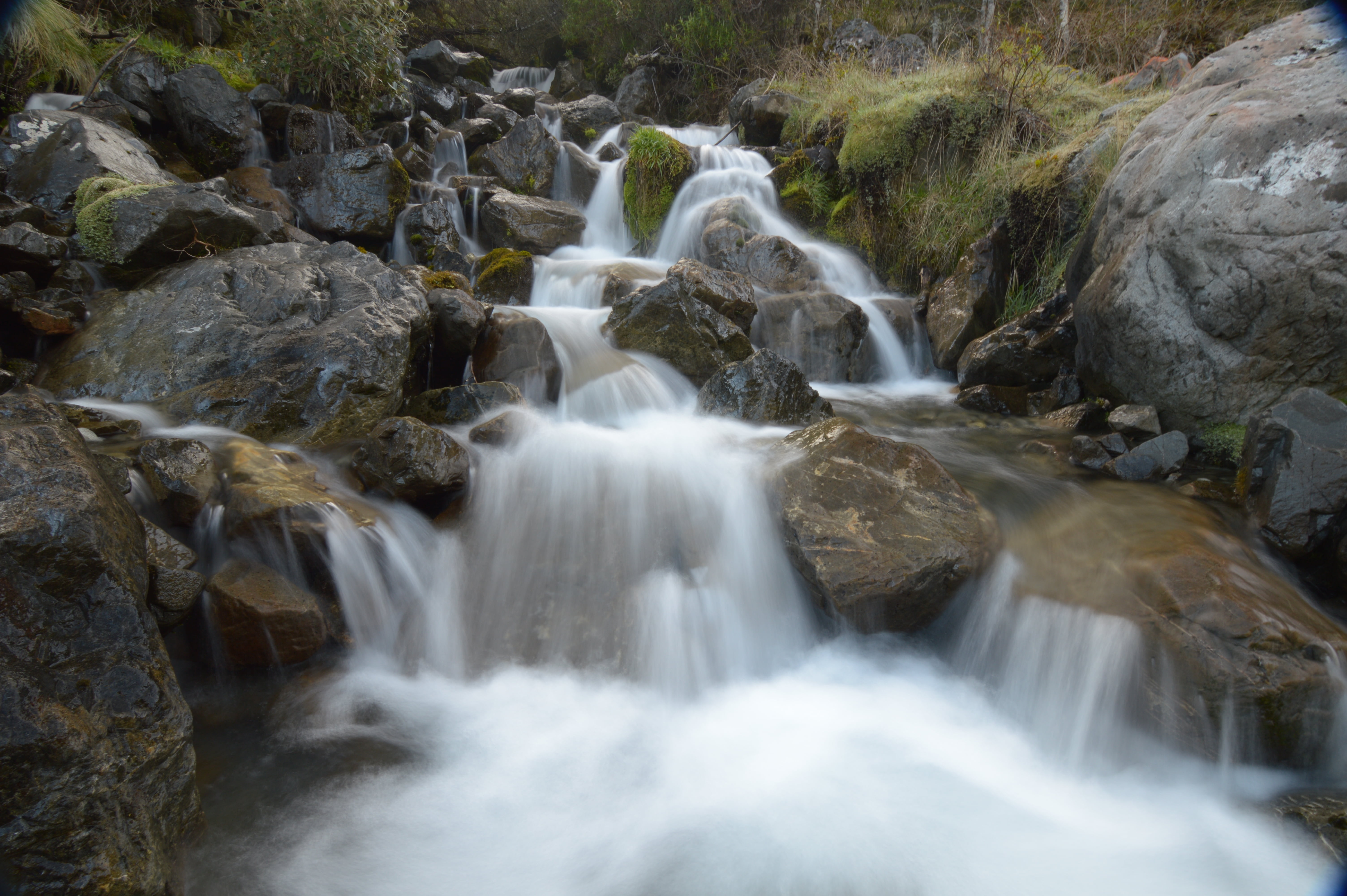 boulders, pass, Southern alps, rock - Object, long exposure, New Zealand, alps  mountains, outdoors, daytime, Mother Nature, Arthurs pass, falls, forest, HD Wallpaper